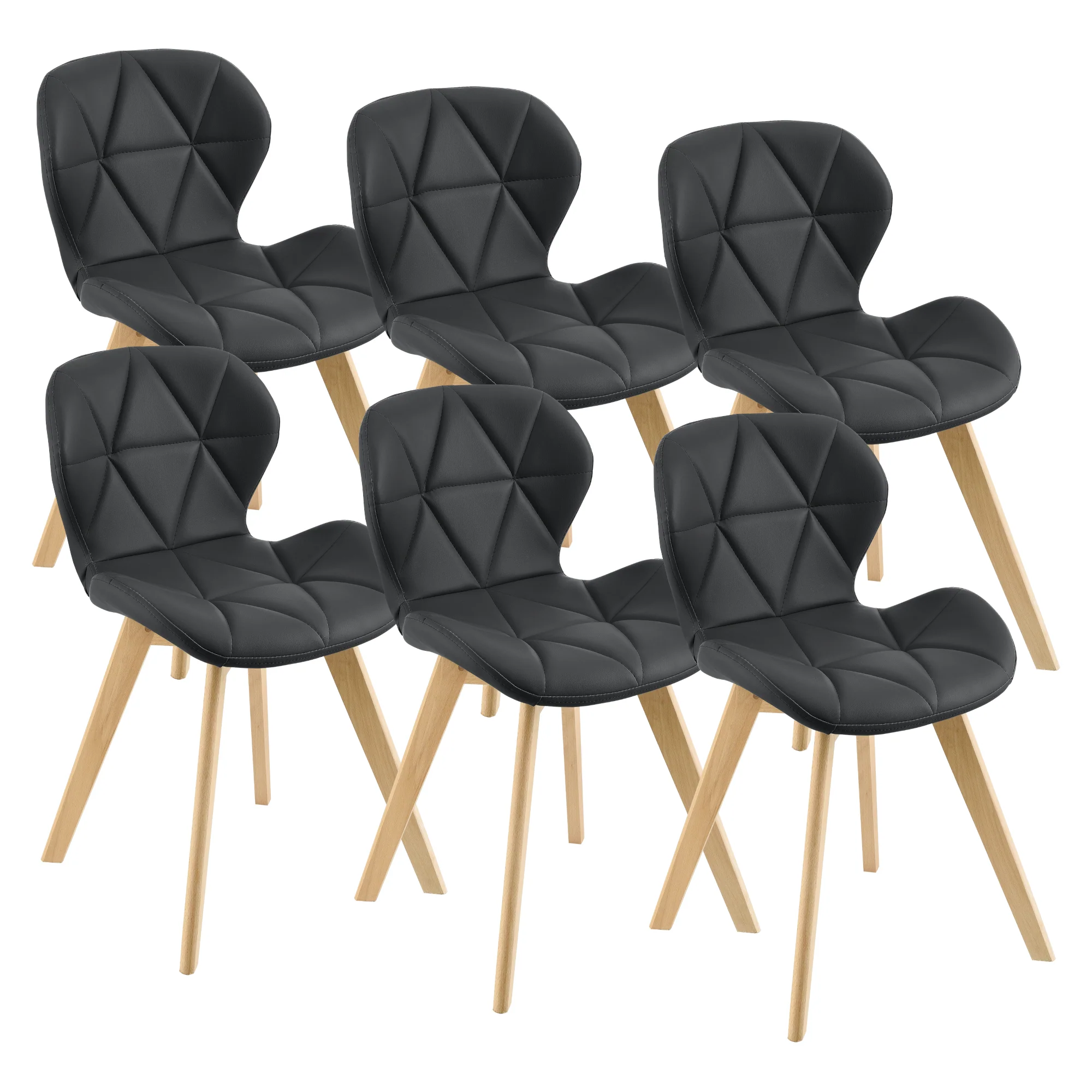 Eetkamerstoelen Älmhult set van 6 stuks [en.casa] - Image 3
