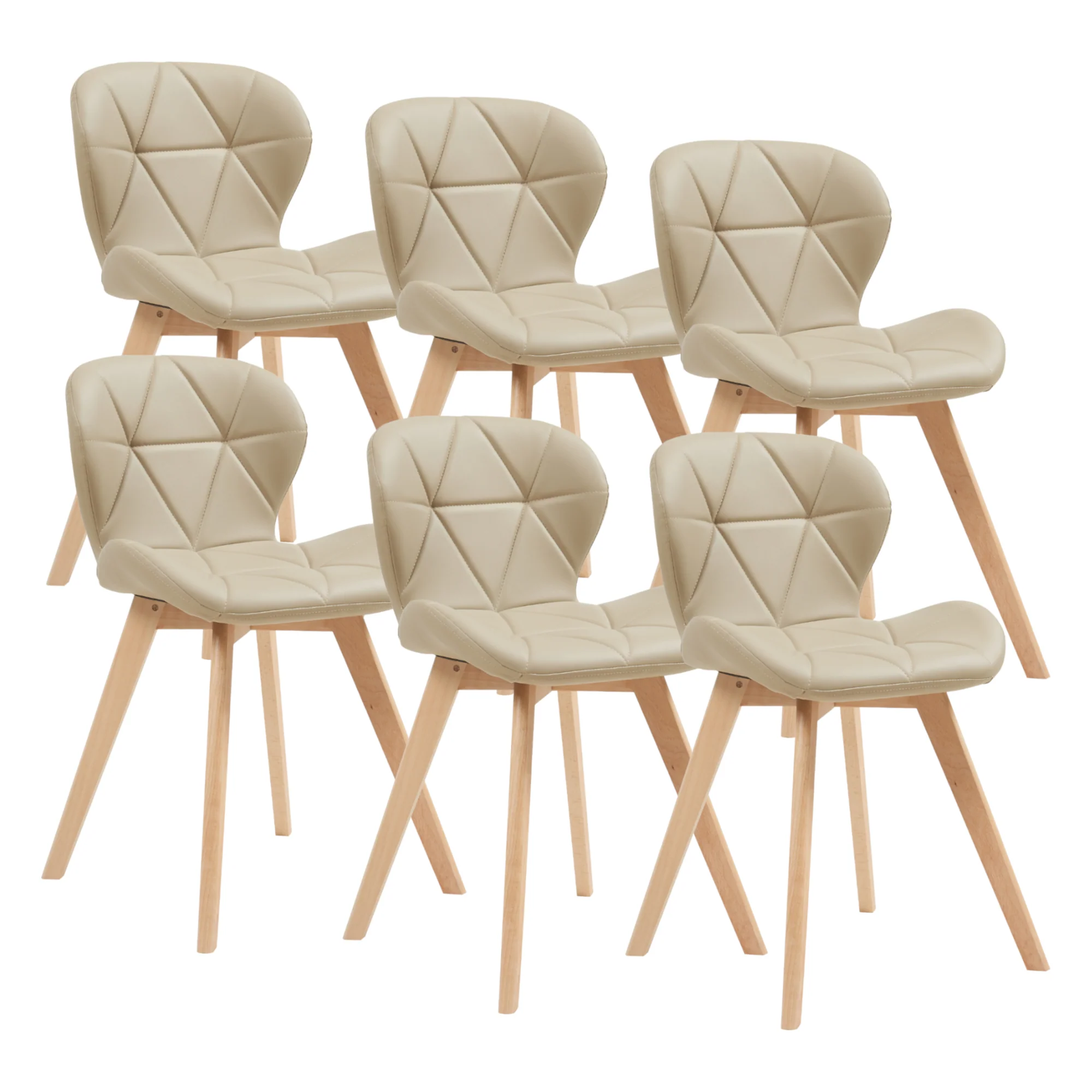 Eetkamerstoelen Älmhult set van 6 stuks [en.casa] - Image 6