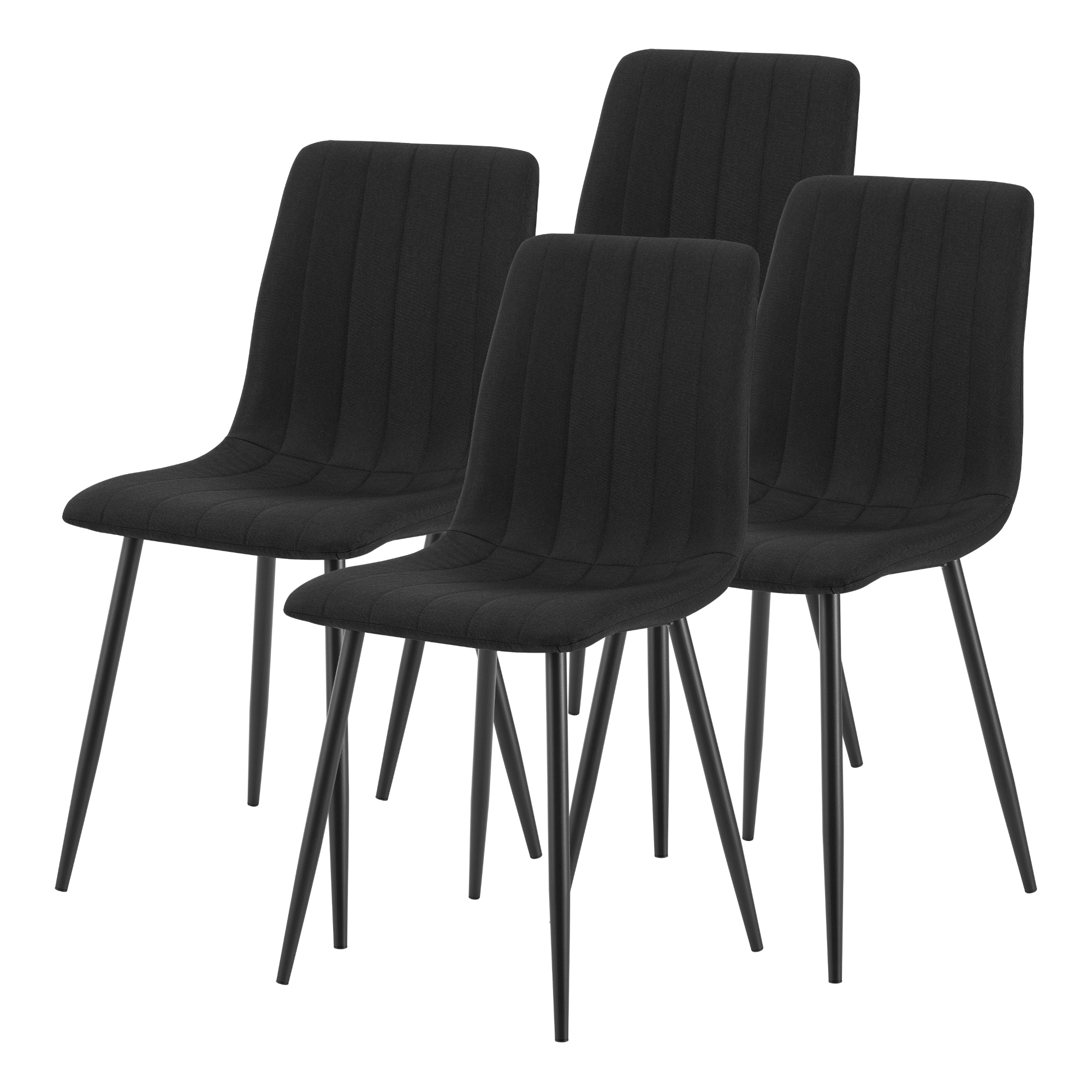 Eetkamerstoel set van 4 Elsern 89x43x52 cm [en.casa] - Image 3