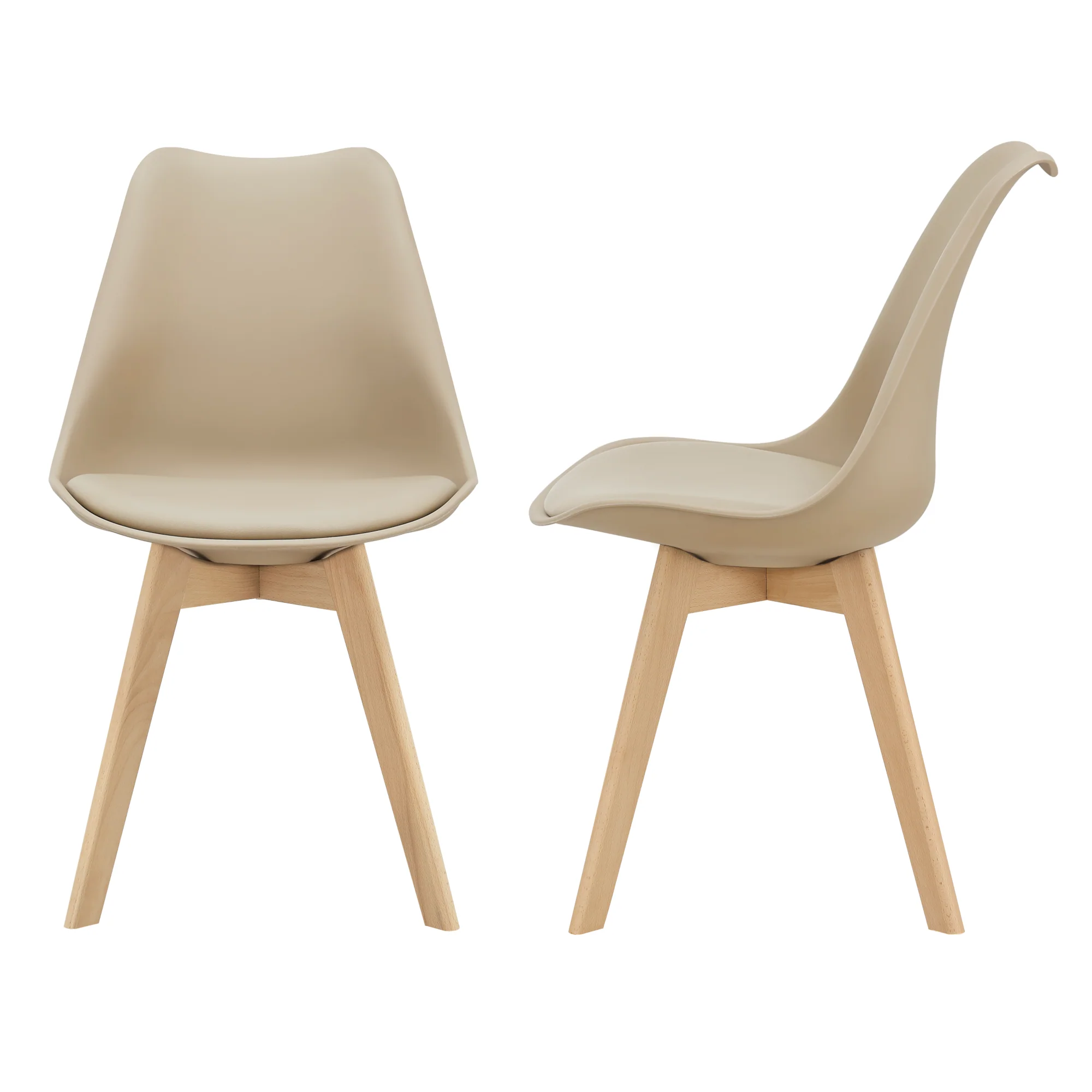 Eetkamerstoelen Fläten set van 2 stuks [en.casa]