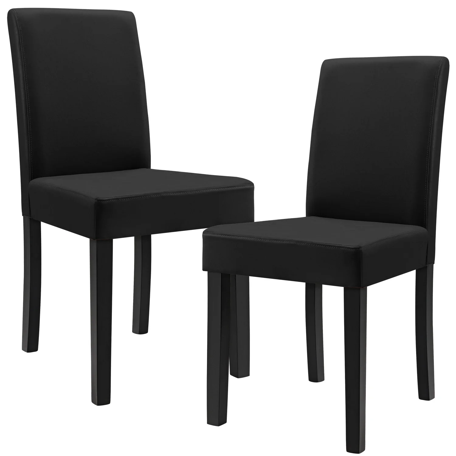 Eetkamerstoel set van 2 Hamburg 2-delig eetkamerstoelen set kunstleer [en.casa] - Image 3