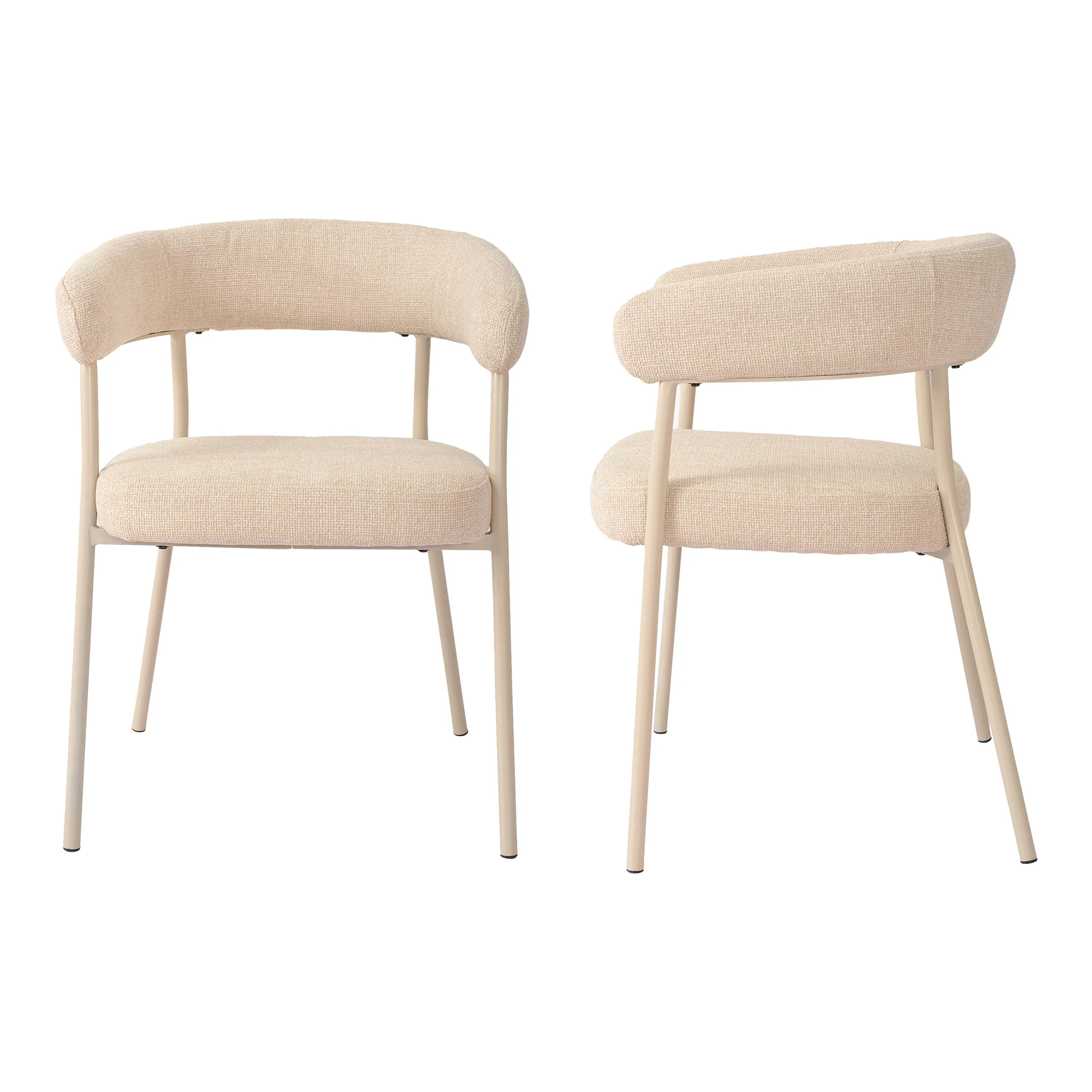 Eetkamerstoel Huk set 78x57x56 cm [en.casa]
