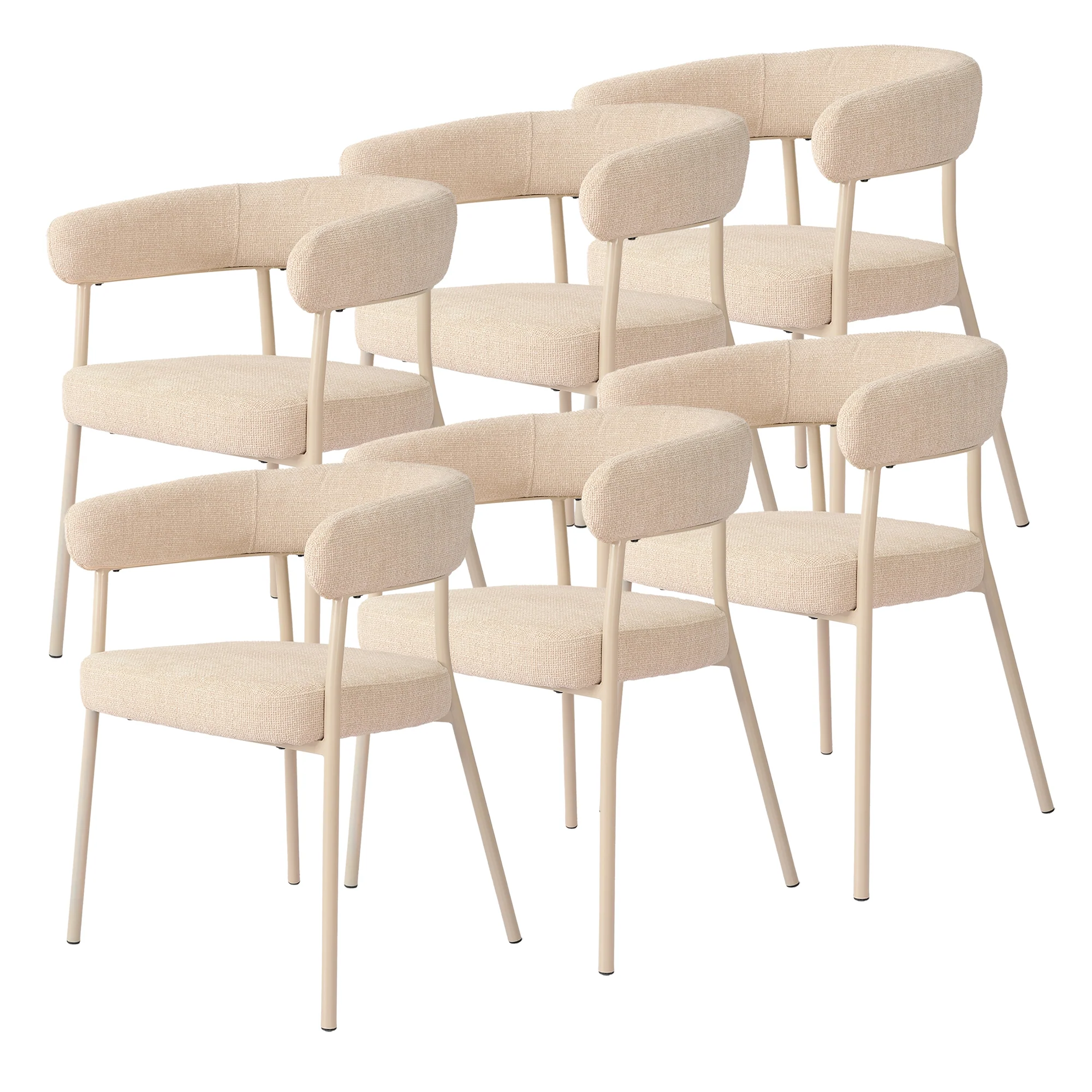 Eetkamerstoel Huk set 78x57x56 cm [en.casa] - Image 6