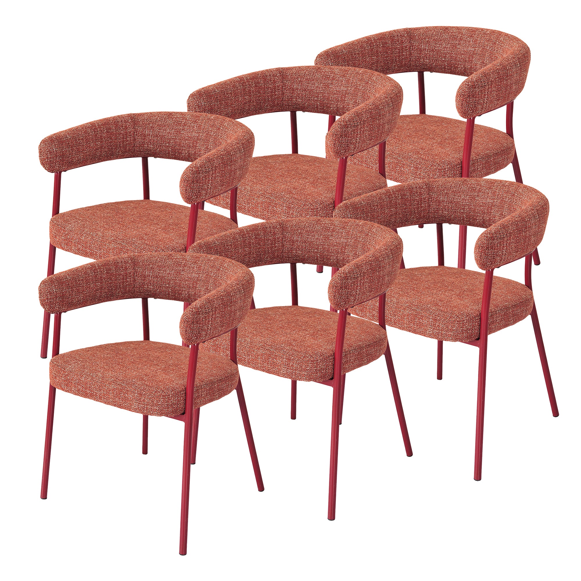 Eetkamerstoel Huk set 78x57x56 cm [en.casa] - Image 7
