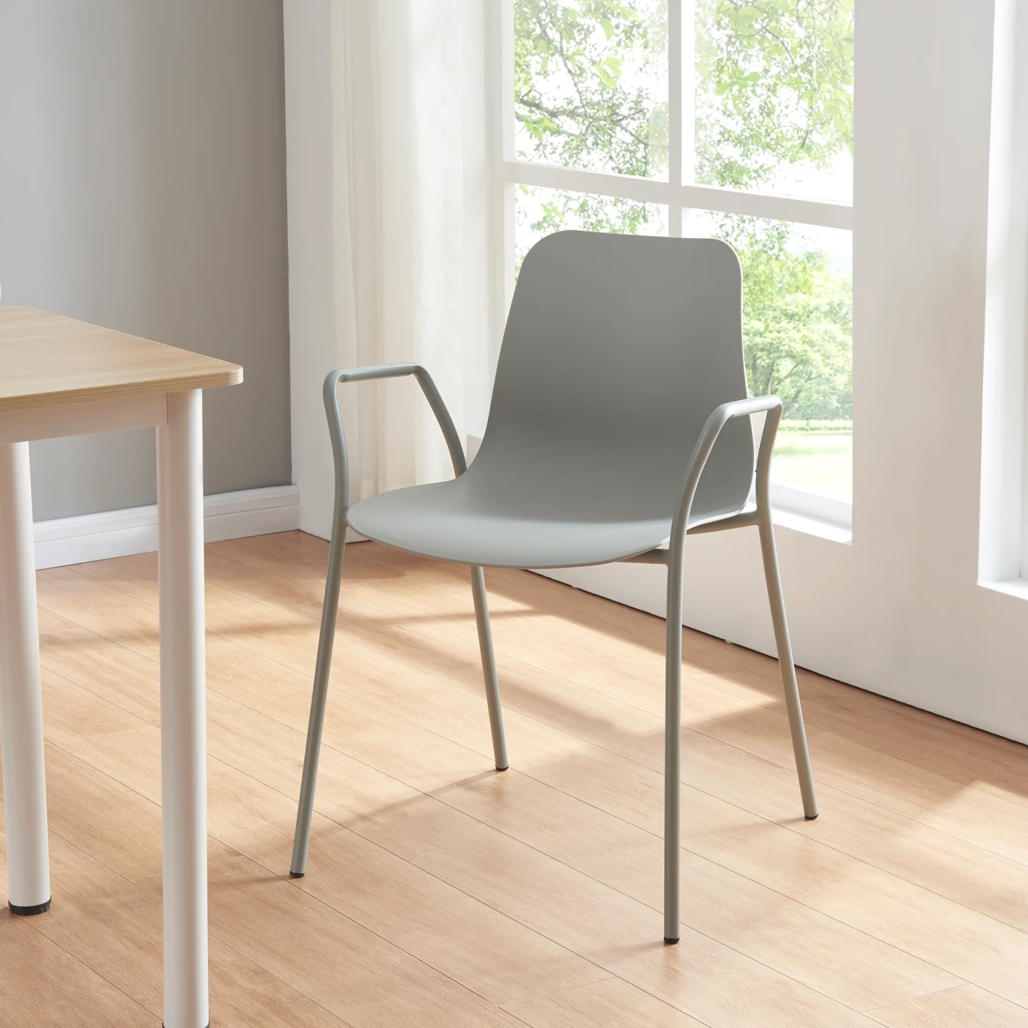 [en.casa] Eetkamerstoel set van 2 Kankaanpää 80x57,5x52 cm - 2 varianten - Image 2