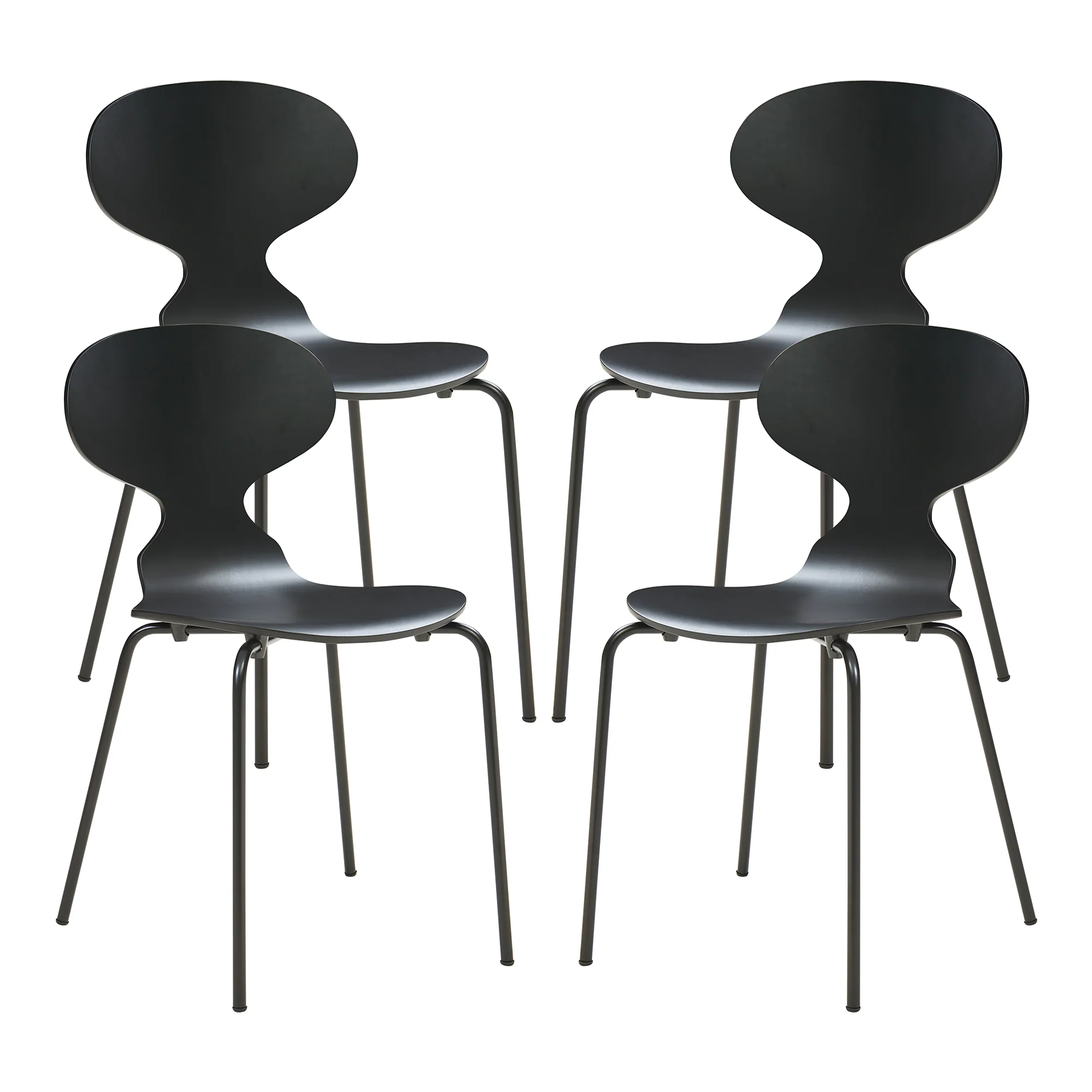 Eetkamerstoelen Kil set van 4 [en.casa] - Image 3