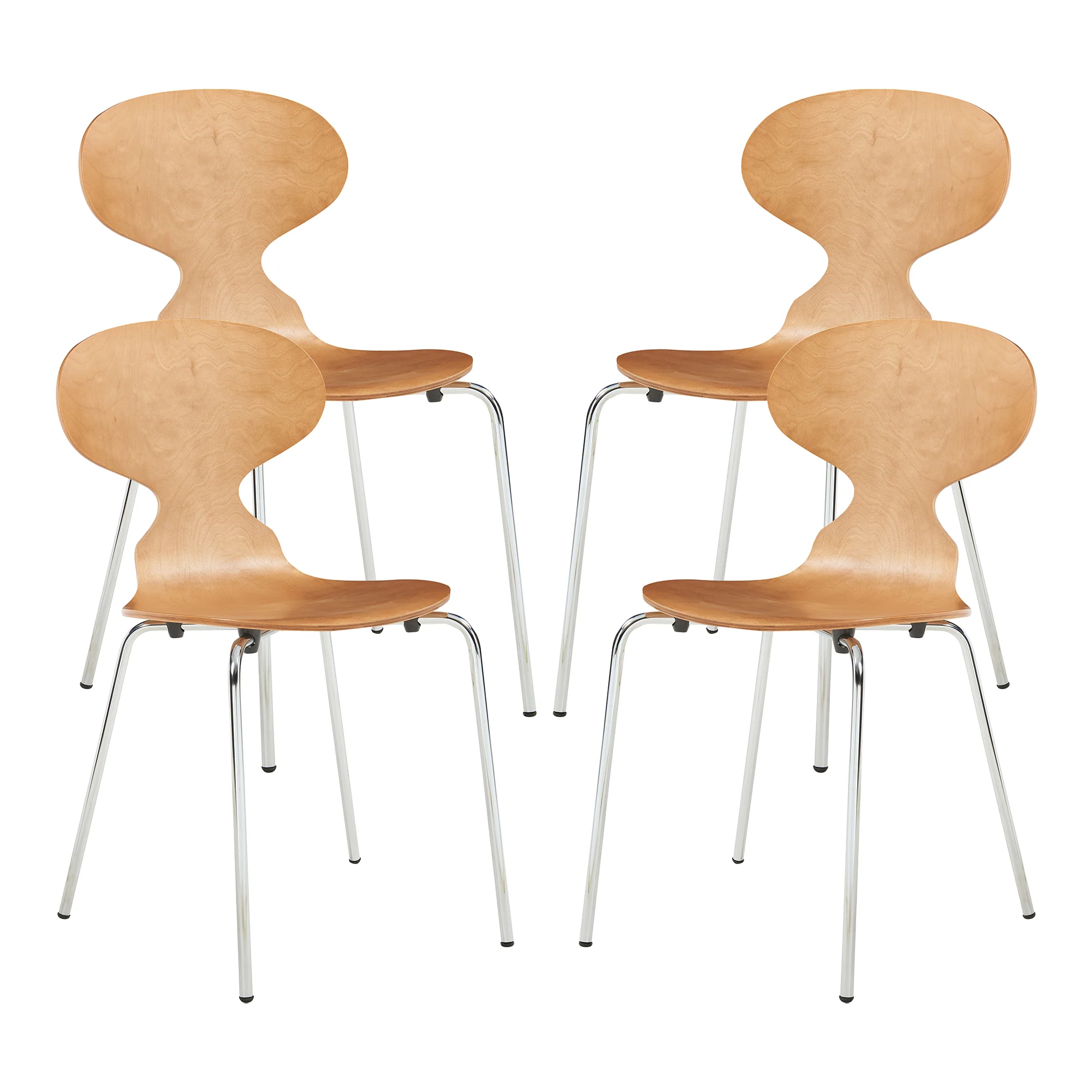 Eetkamerstoelen Kil set van 4 [en.casa] - Image 4