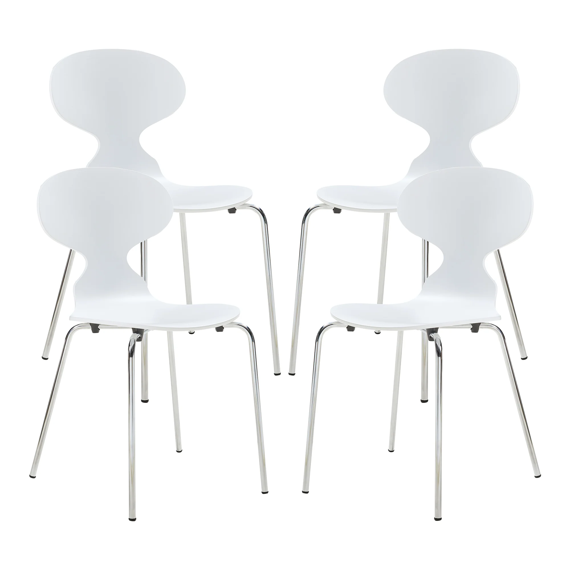Eetkamerstoelen Kil set van 4 [en.casa] - Image 5