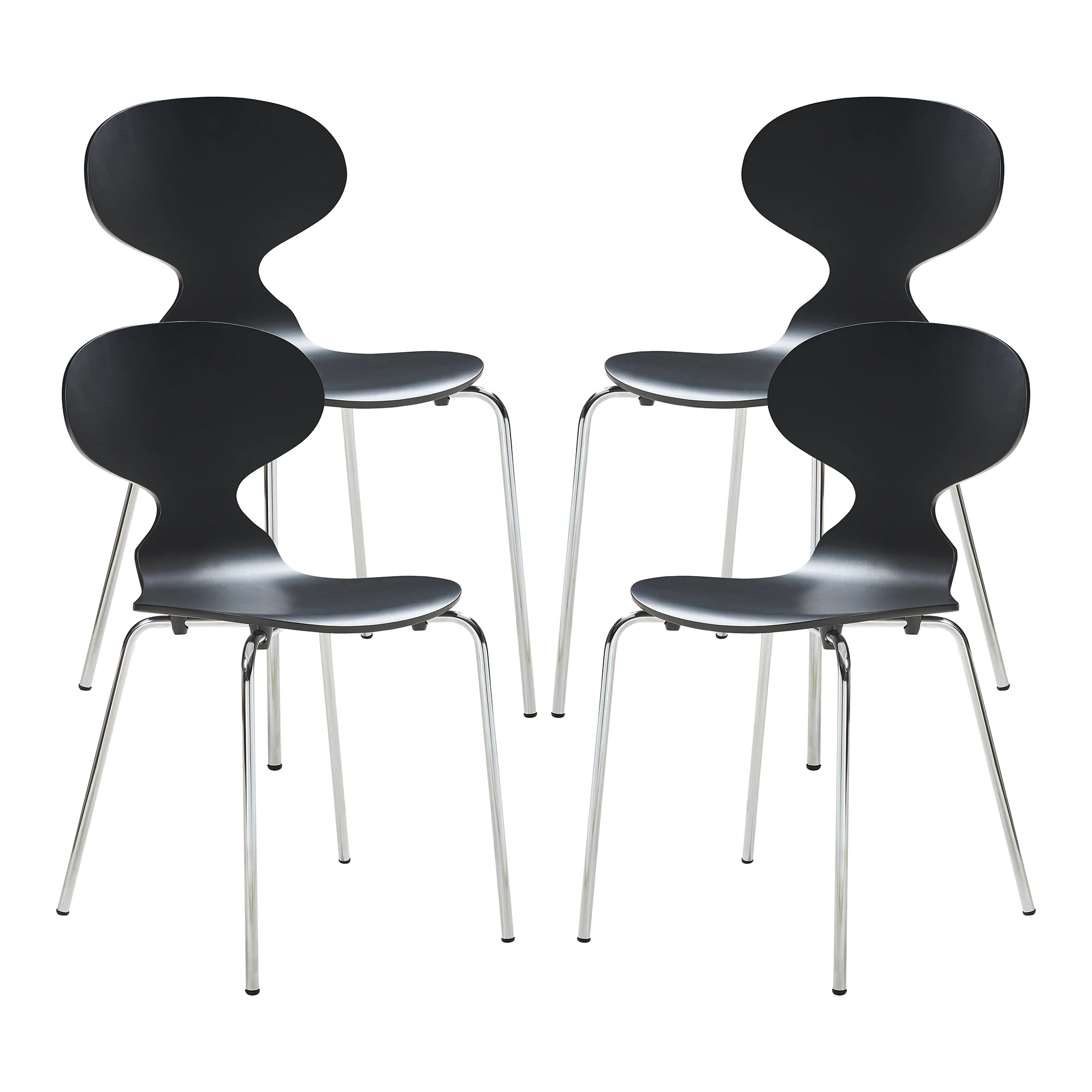 Eetkamerstoelen Kil set van 4 [en.casa] - Image 6