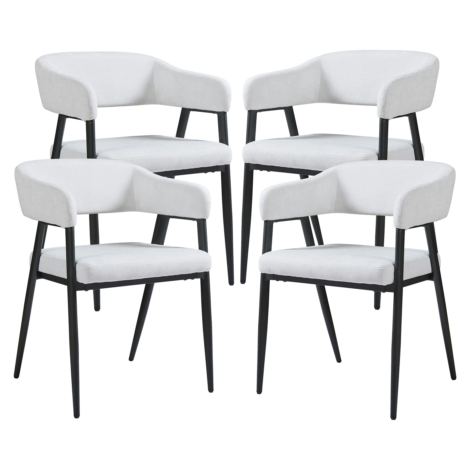 Eetkamerstoel Kohlmand set 77x59x55 cm [en.casa] - Image 6