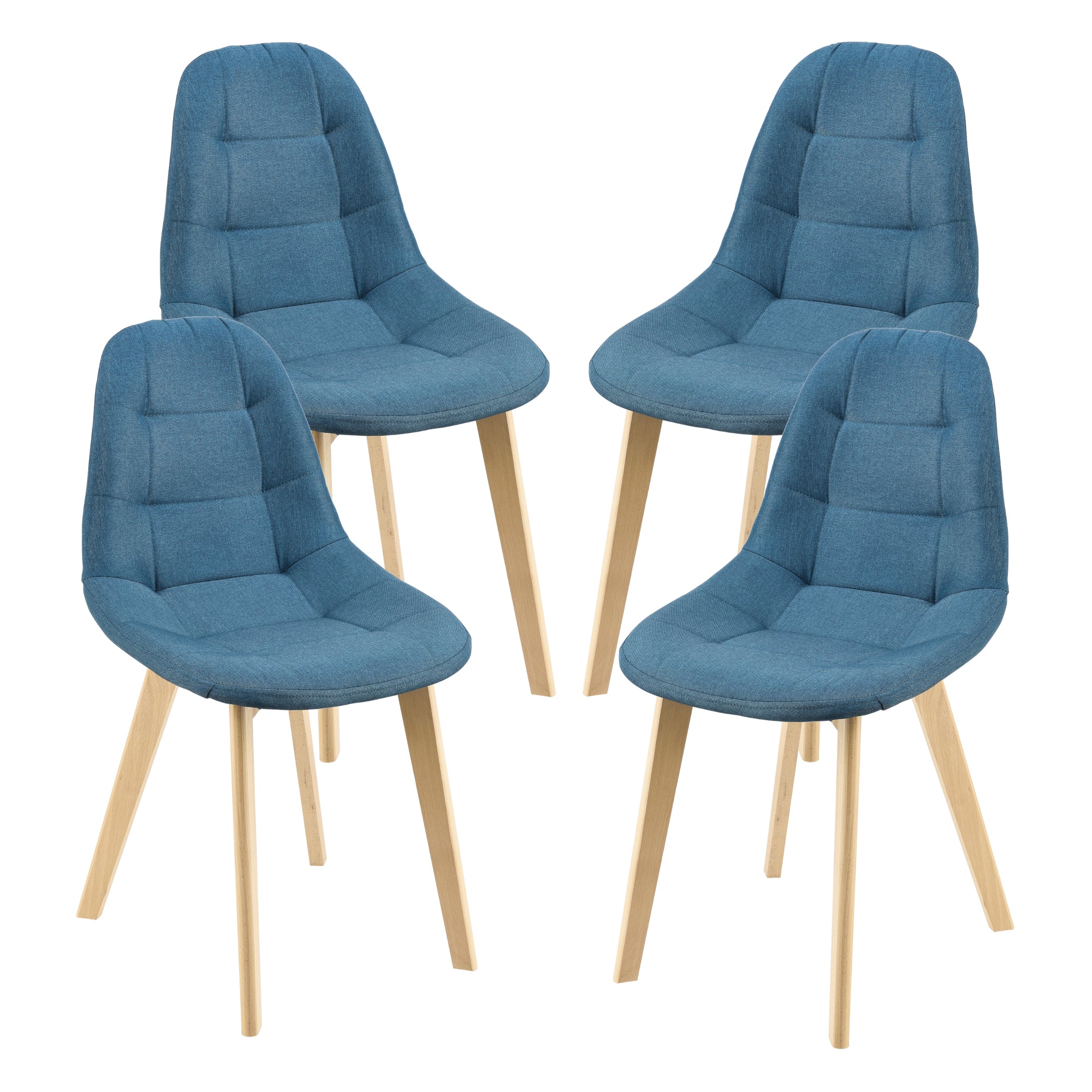 Eetkamerstoel Kopparberg 86x53x47 cm set van 4 - 5 varianten