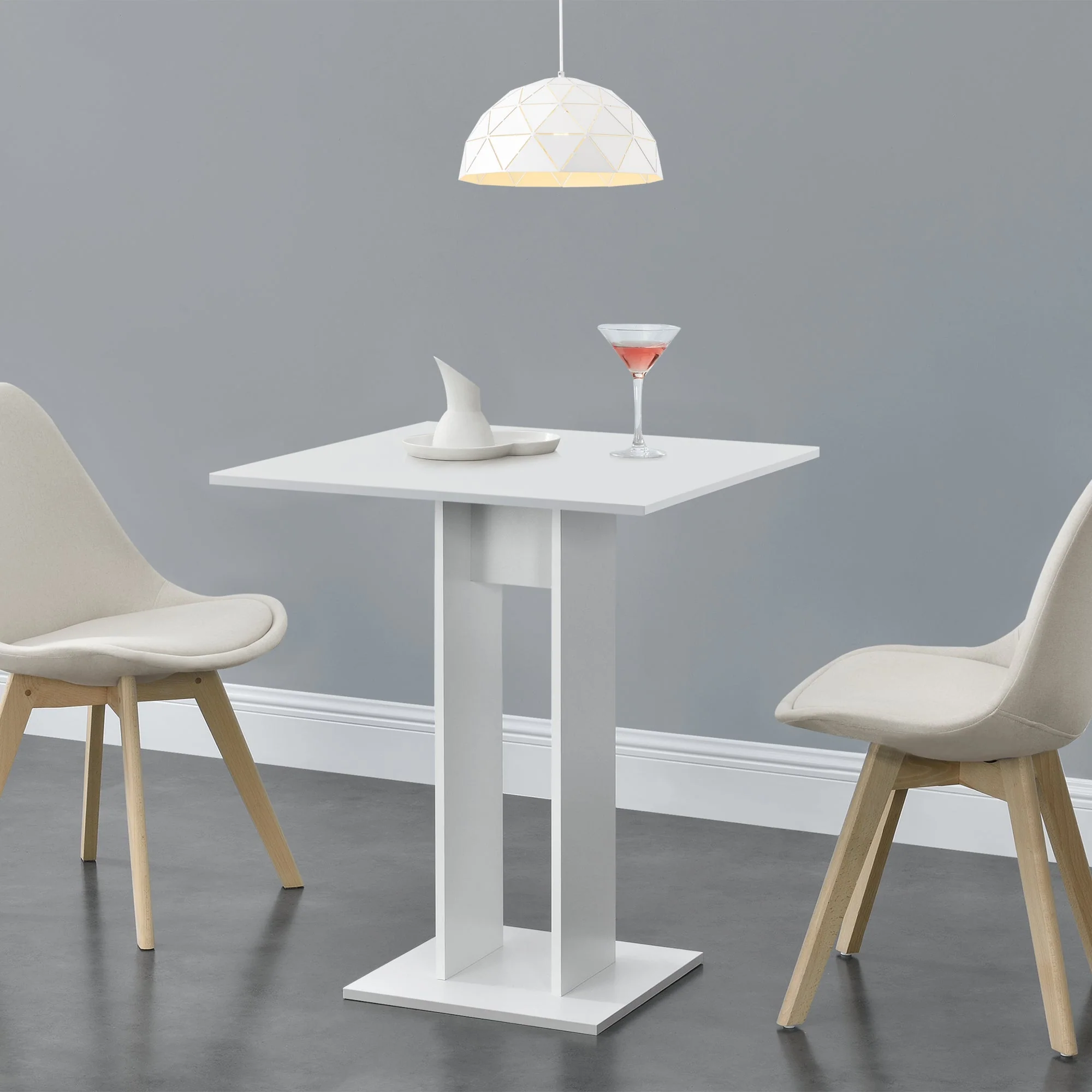 Design eettafel Lindesnes vierkant 65x65x78 cm - verschillende kleuren - Image 4