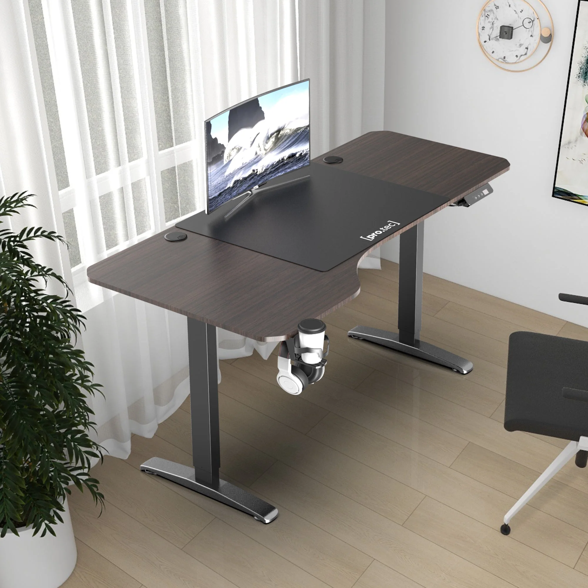 [pro.tec] Game bureau Oxnard zit sta elektrisch in hoogte verstelbaar - 3 varianten - Image 6