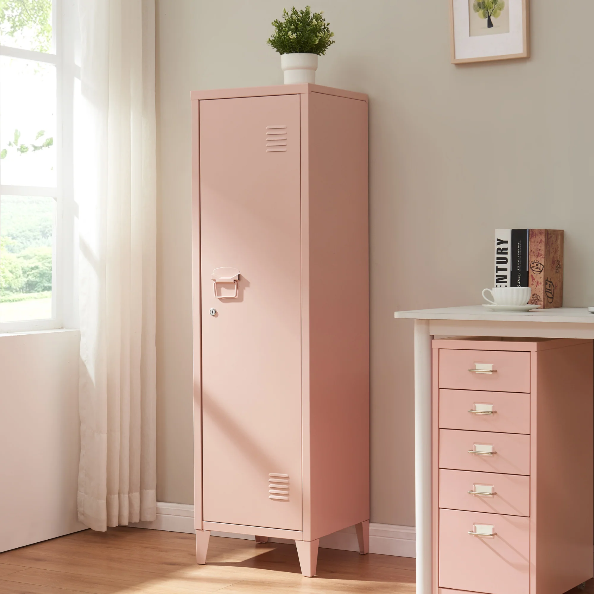 Lockerkast Kurikka metaal 137x38x38 cm [en.casa] - Image 11