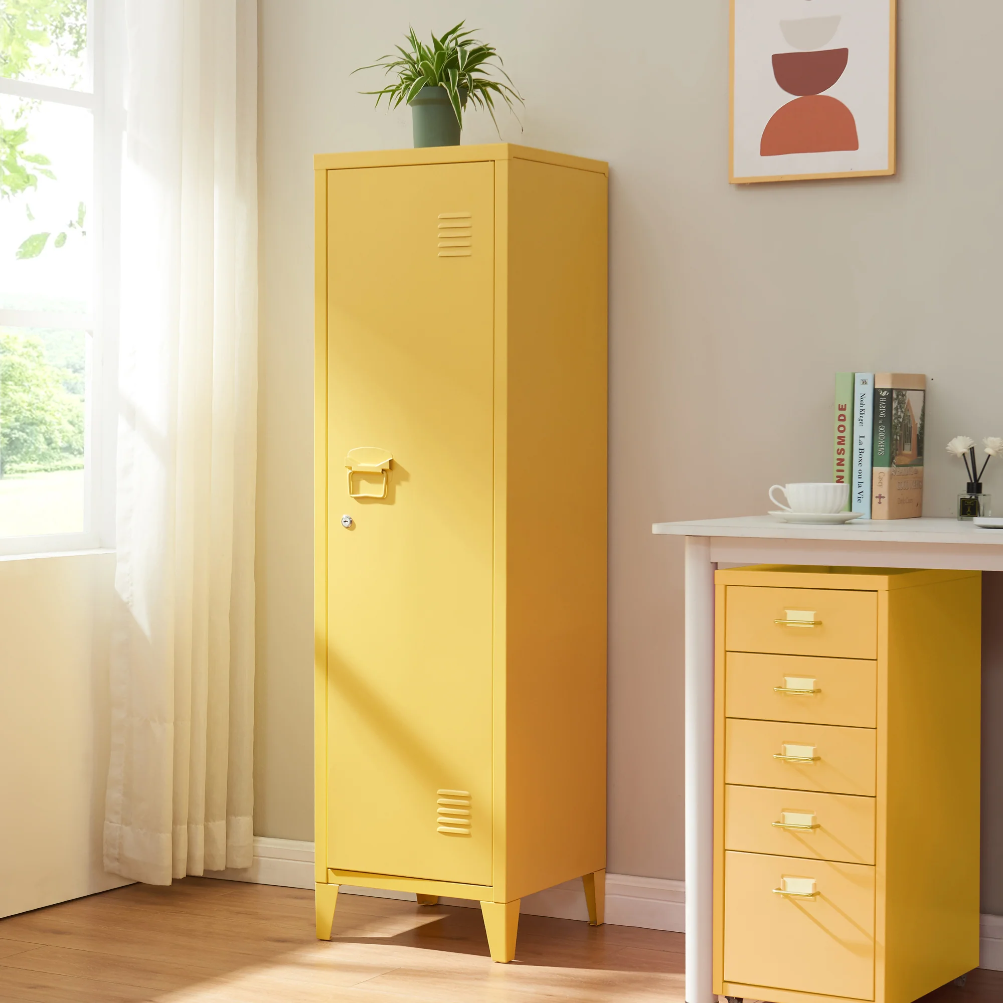 Lockerkast Kurikka metaal 137x38x38 cm [en.casa] - Image 12