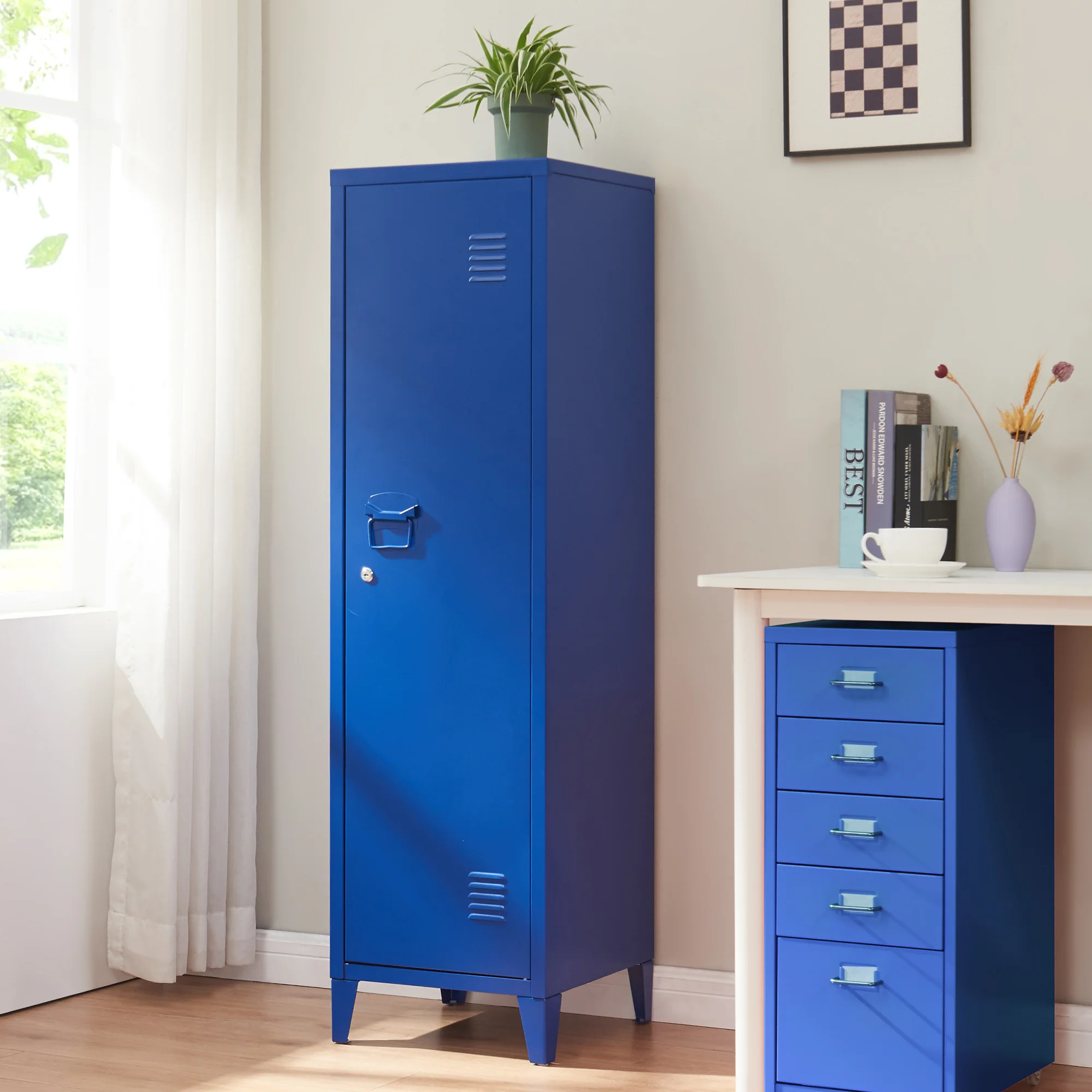 Lockerkast Kurikka metaal 137x38x38 cm [en.casa] - Image 14