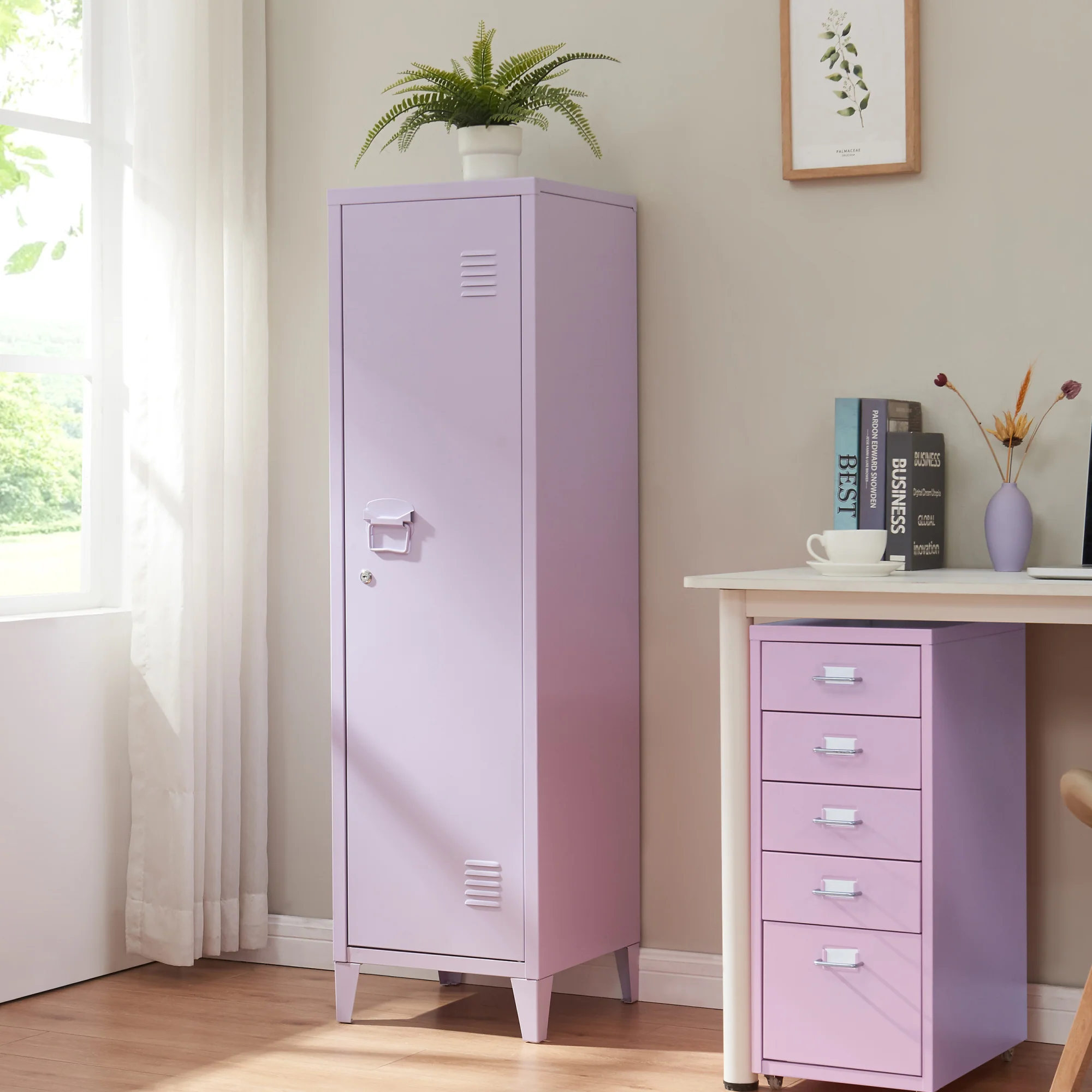 Lockerkast Kurikka metaal 137x38x38 cm [en.casa] - Image 16