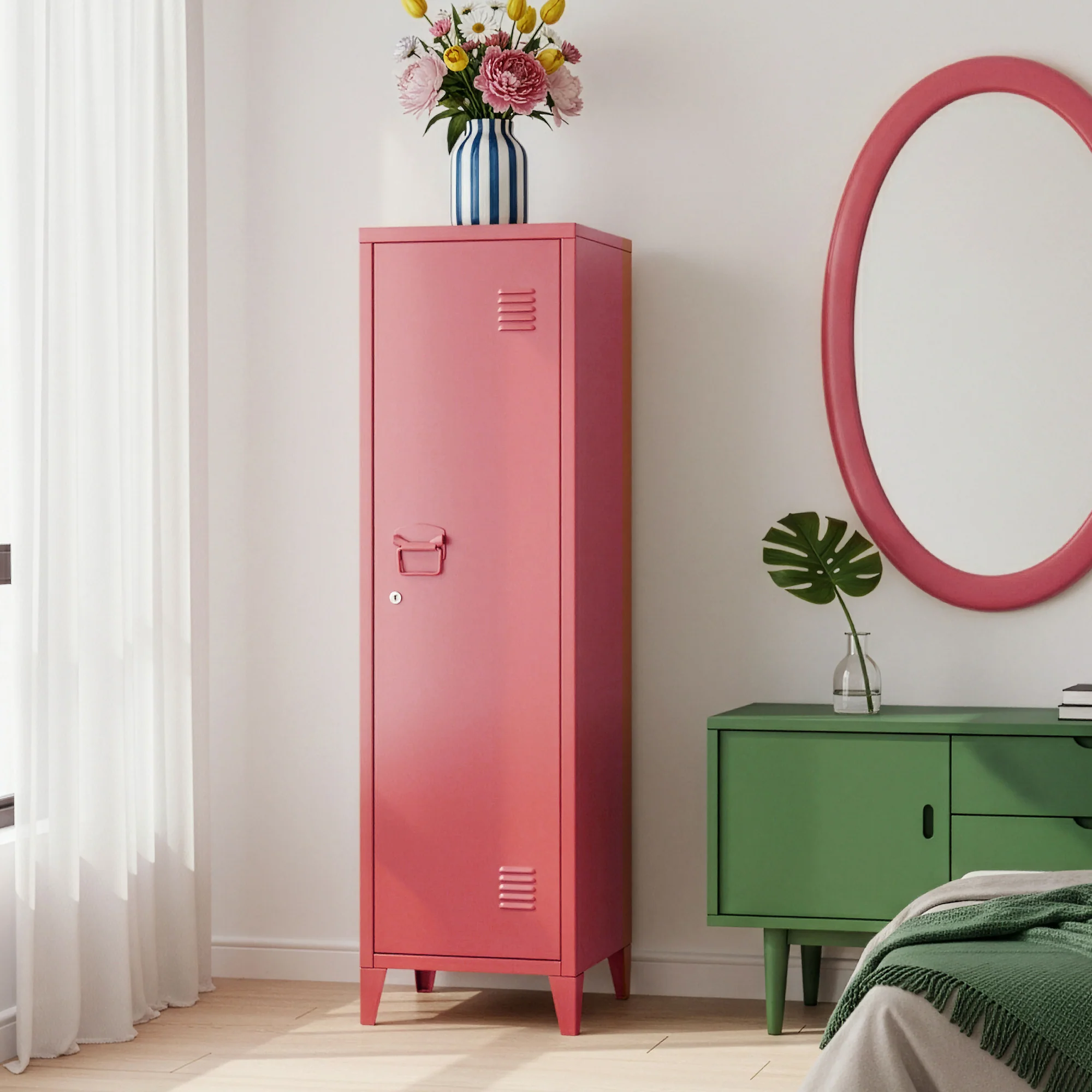 Lockerkast Kurikka metaal 137x38x38 cm [en.casa] - Image 17