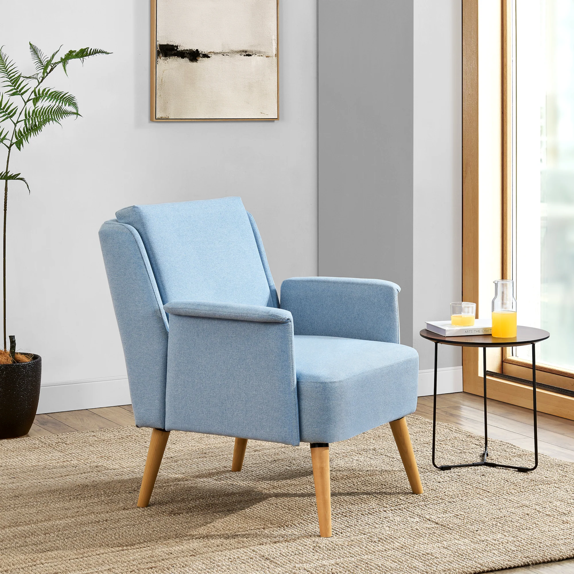 [en.casa] Fauteuil Edling 83x73x75 cm - 3 varianten - Image 3