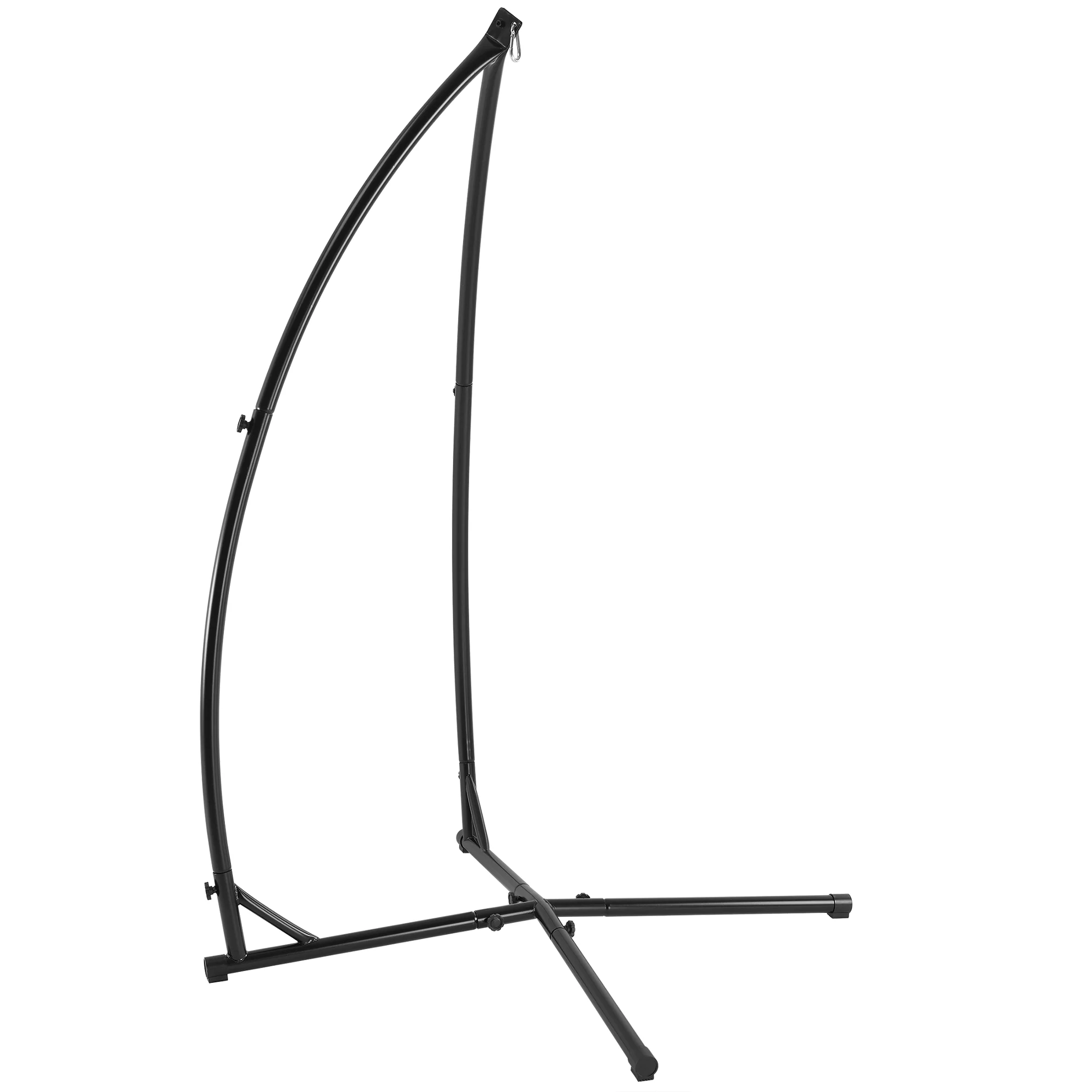 Hangstoel standaard staal 110x110x205 cm zwart