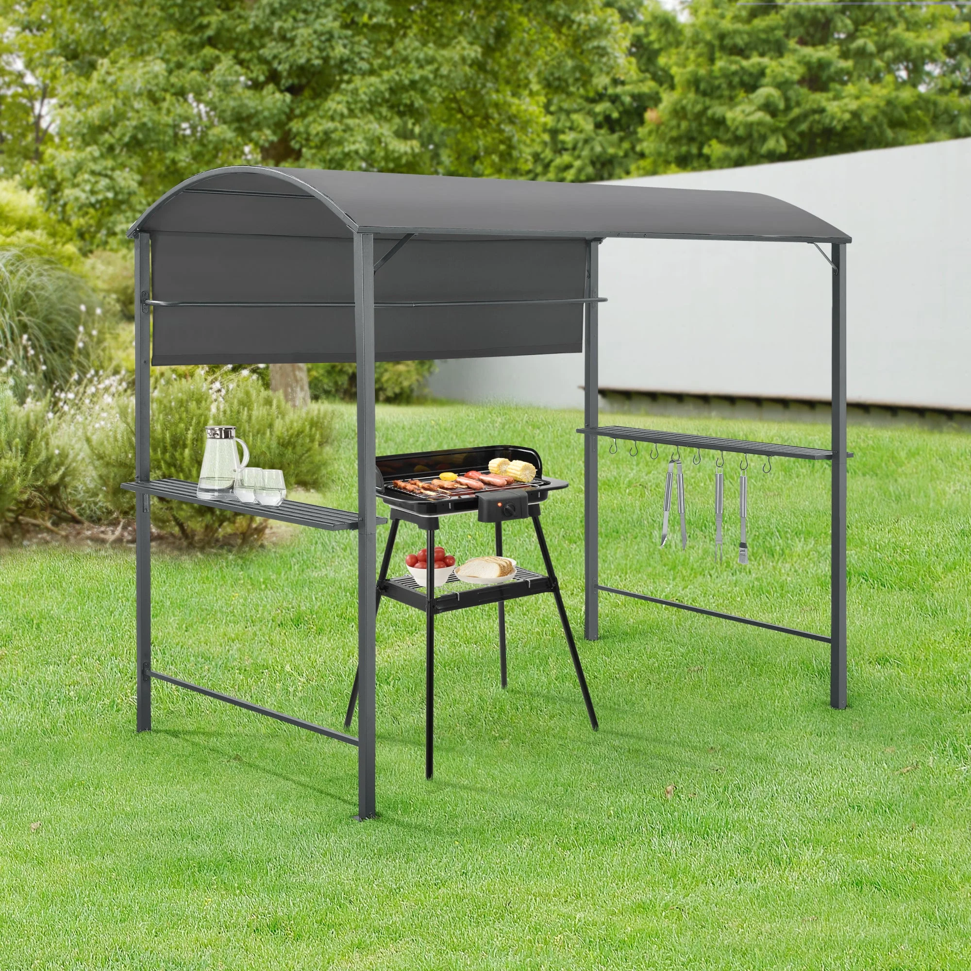 Steakhouse Pyrgos BBQ paviljoen 215x220x140 cm brandvertragend - Image 2