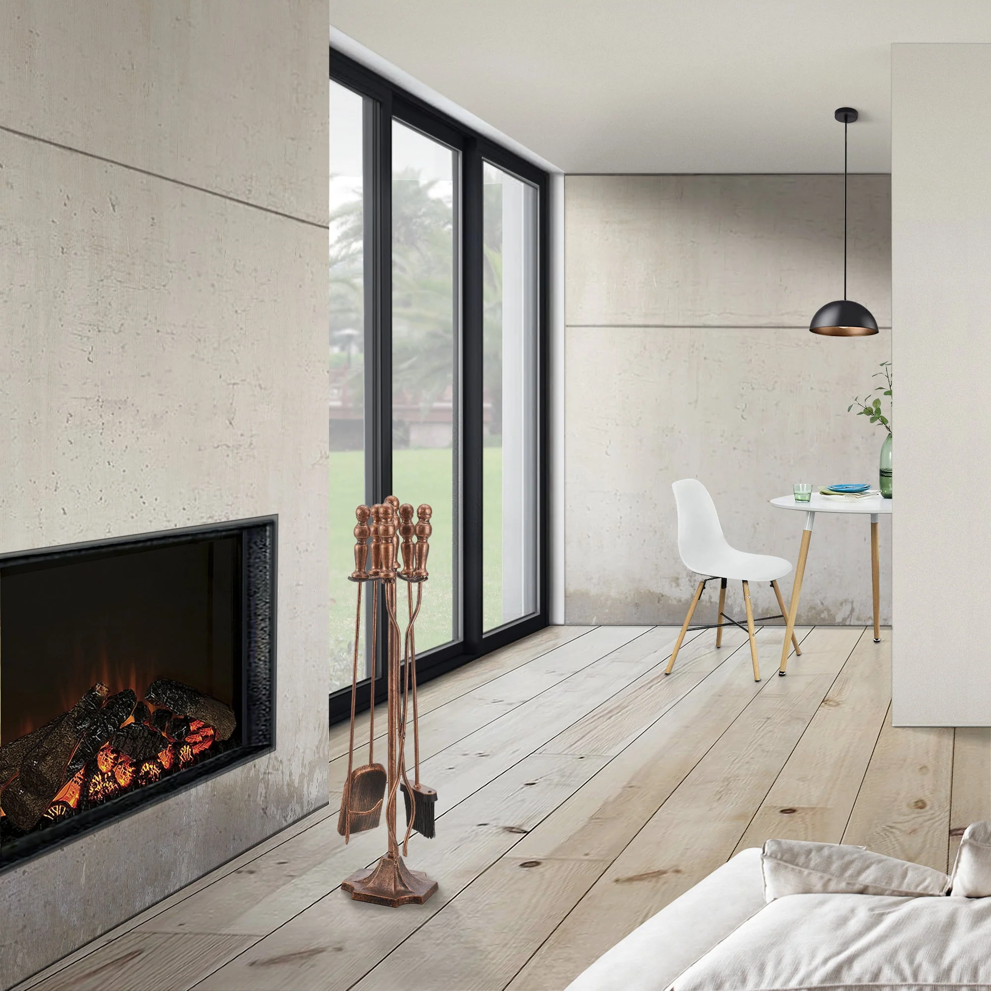 [en.casa] Hardset 5-delig Dovre 80x17,5 cm met gereedschap - 2 varianten - Image 4