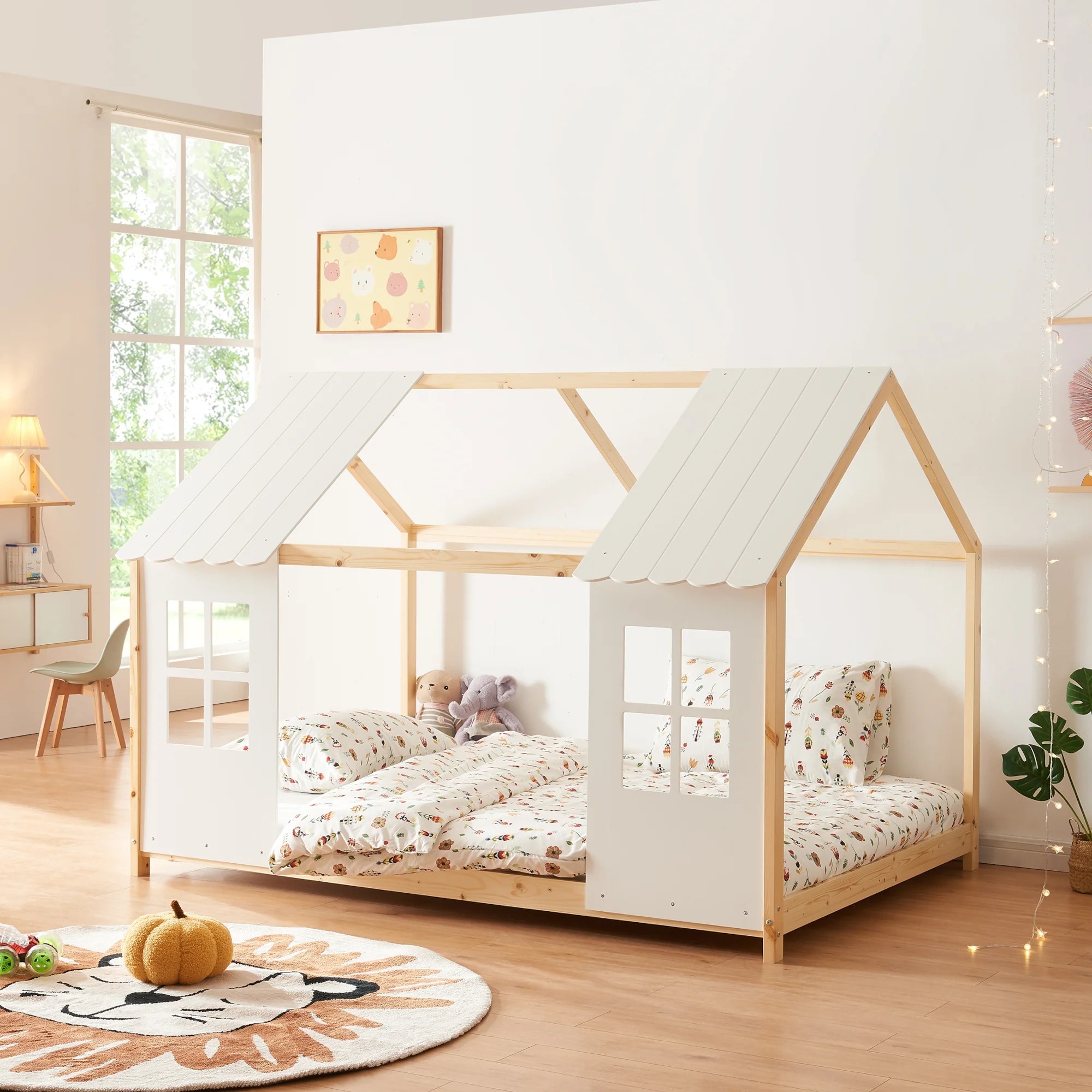 Kinderbed Tostedt huisbed grenen [en.casa] - Image 10