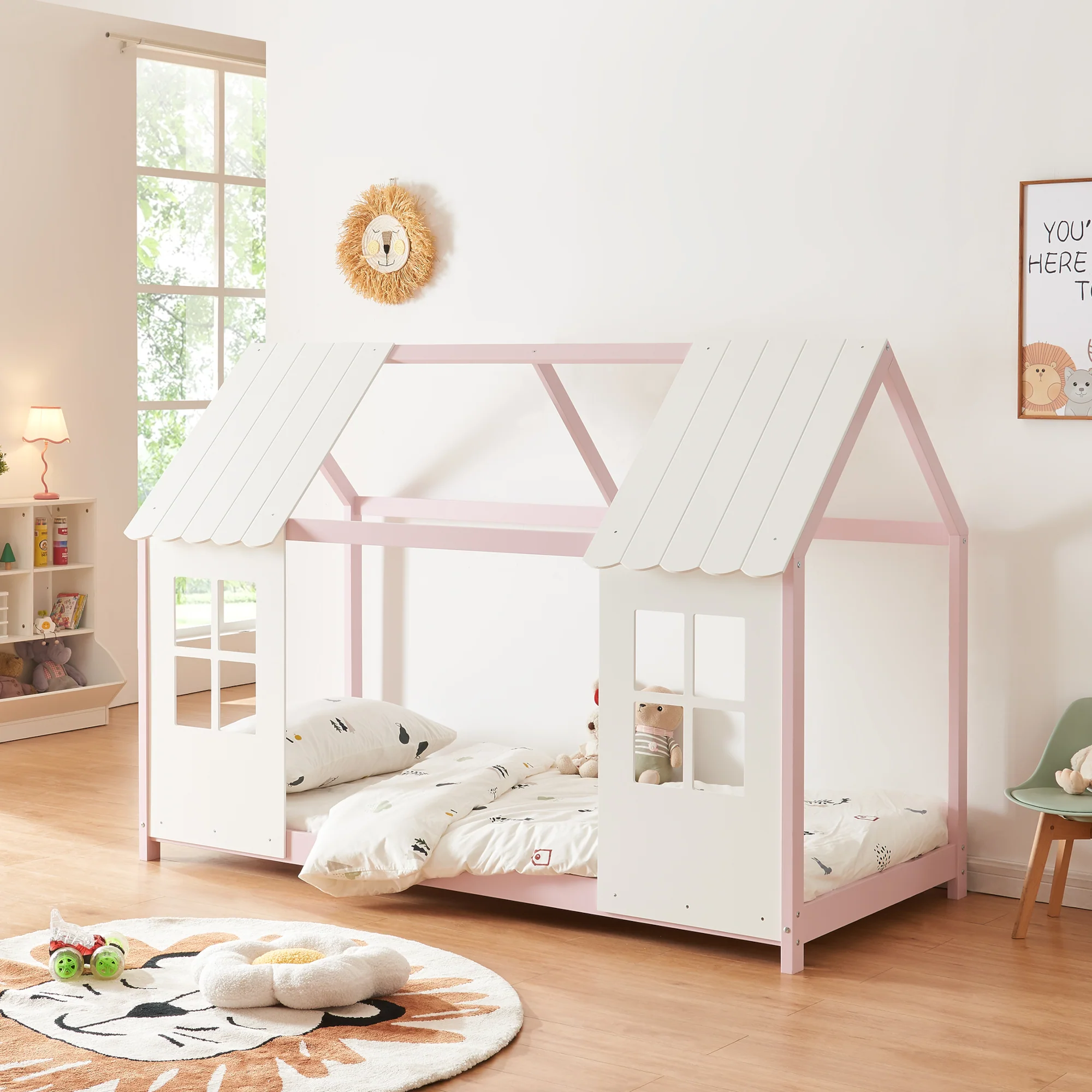 Kinderbed Tostedt huisbed grenen [en.casa] - Image 12
