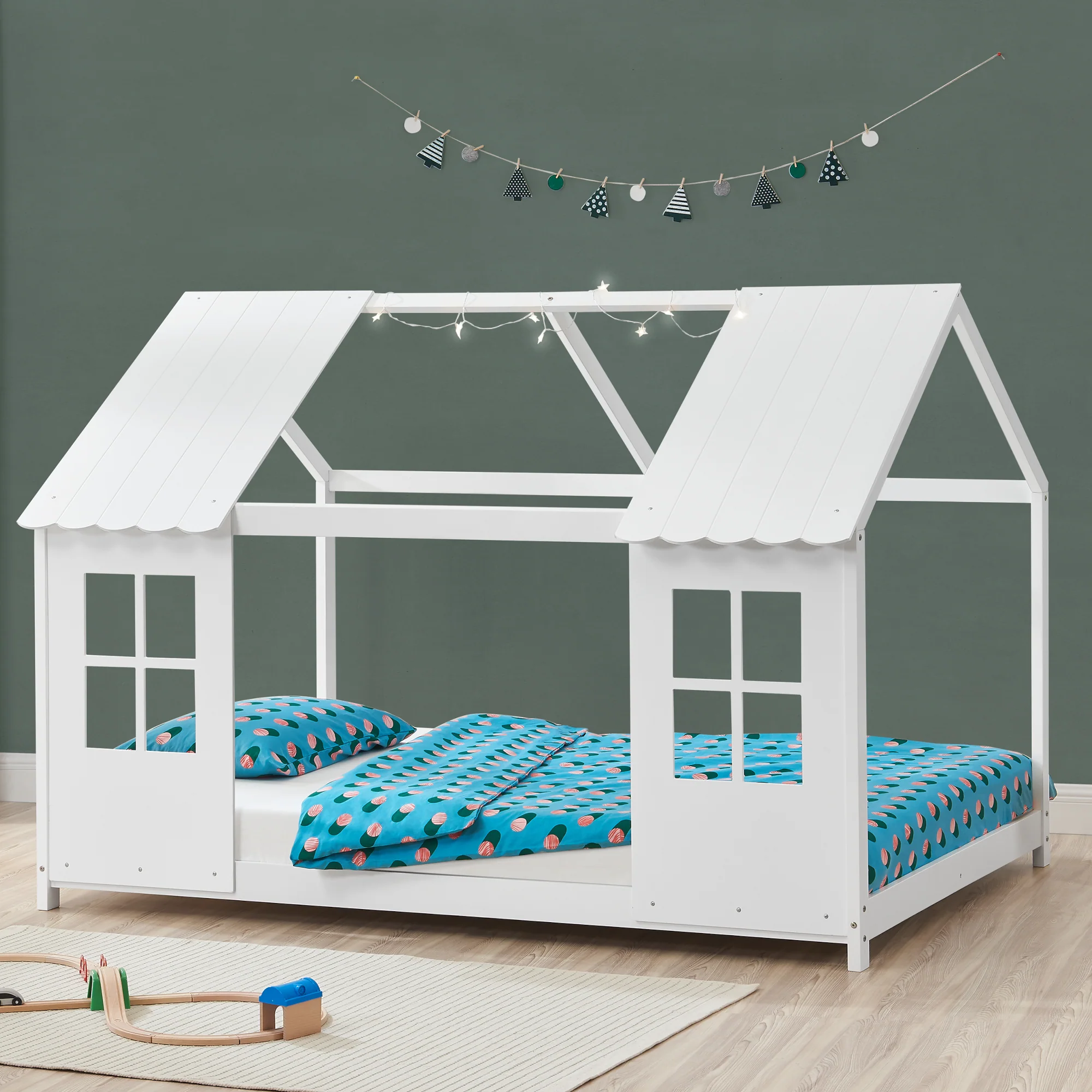 Kinderbed Tostedt huisbed grenen [en.casa] - Image 16