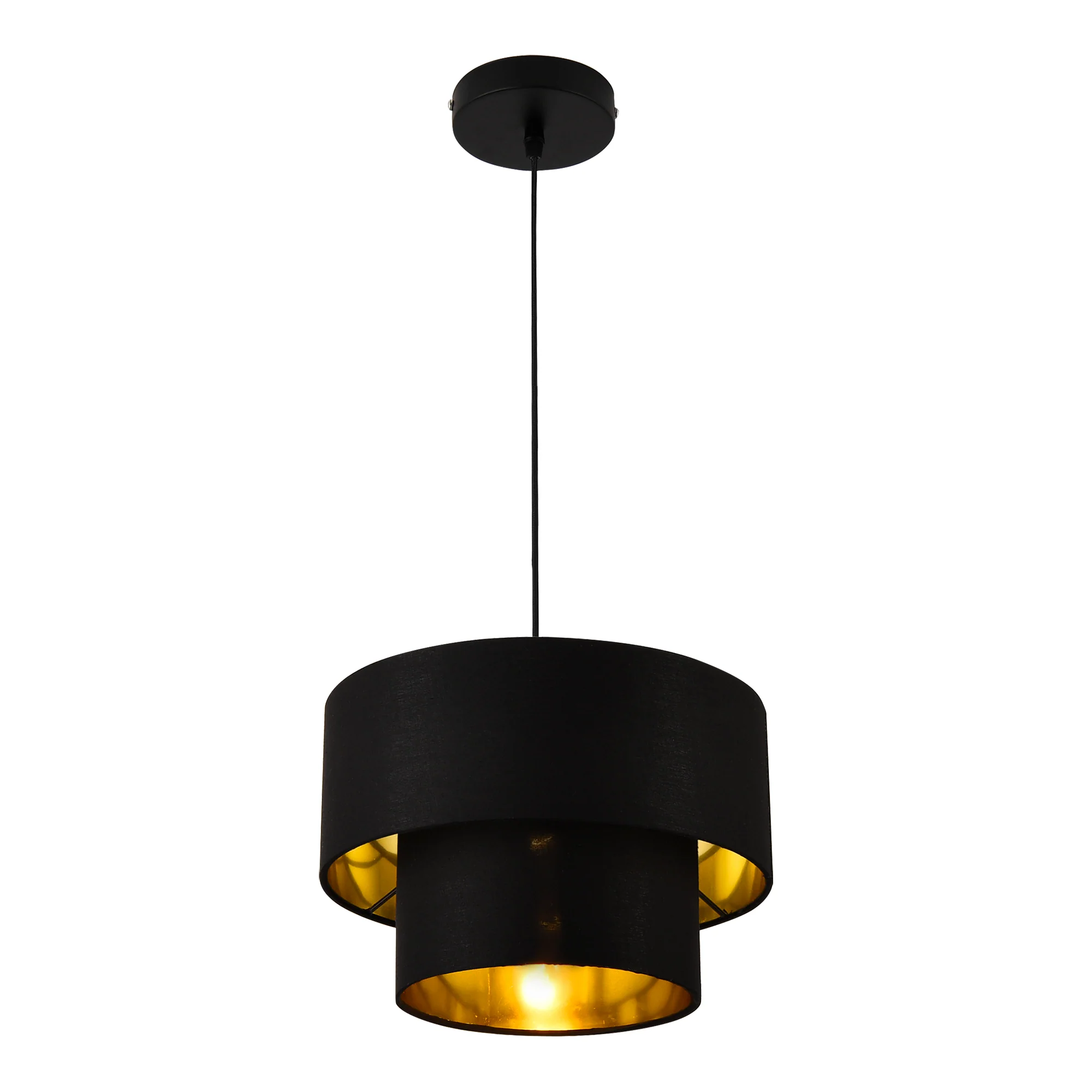 Design hanglamp Lopar 149 cm metaal en stof E27 - verschillende kleuren en maten - Image 5