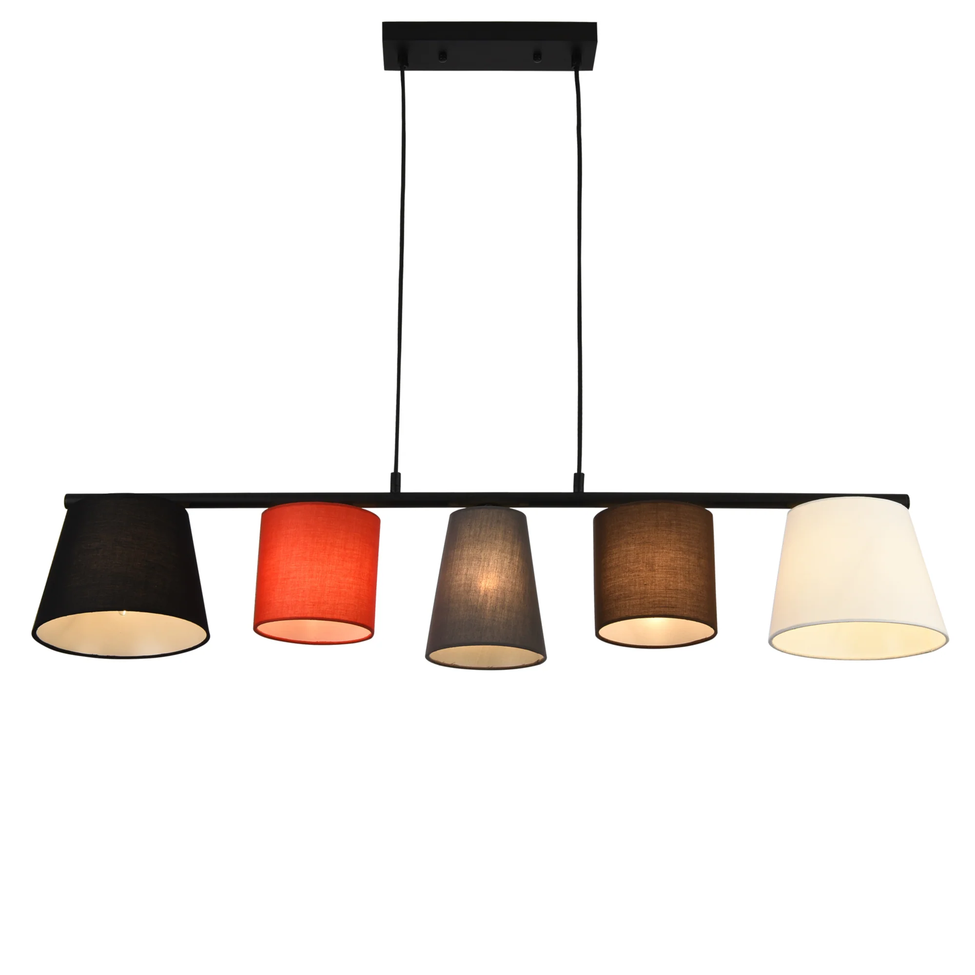 Design hanglamp Ontario 150x105x20 cm 5xE14 meerkleurig