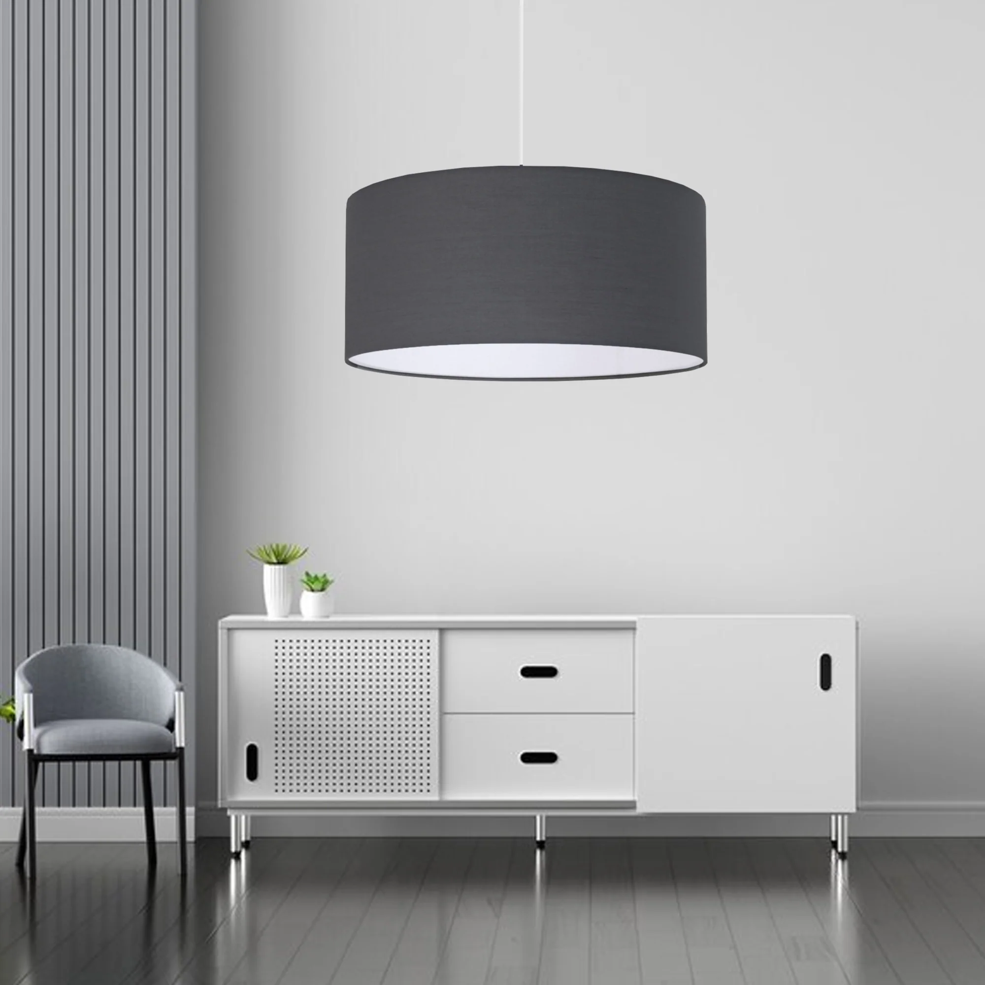 lux.pro Design hanglamp Sutton 21x38 cm E27 - 2 varianten