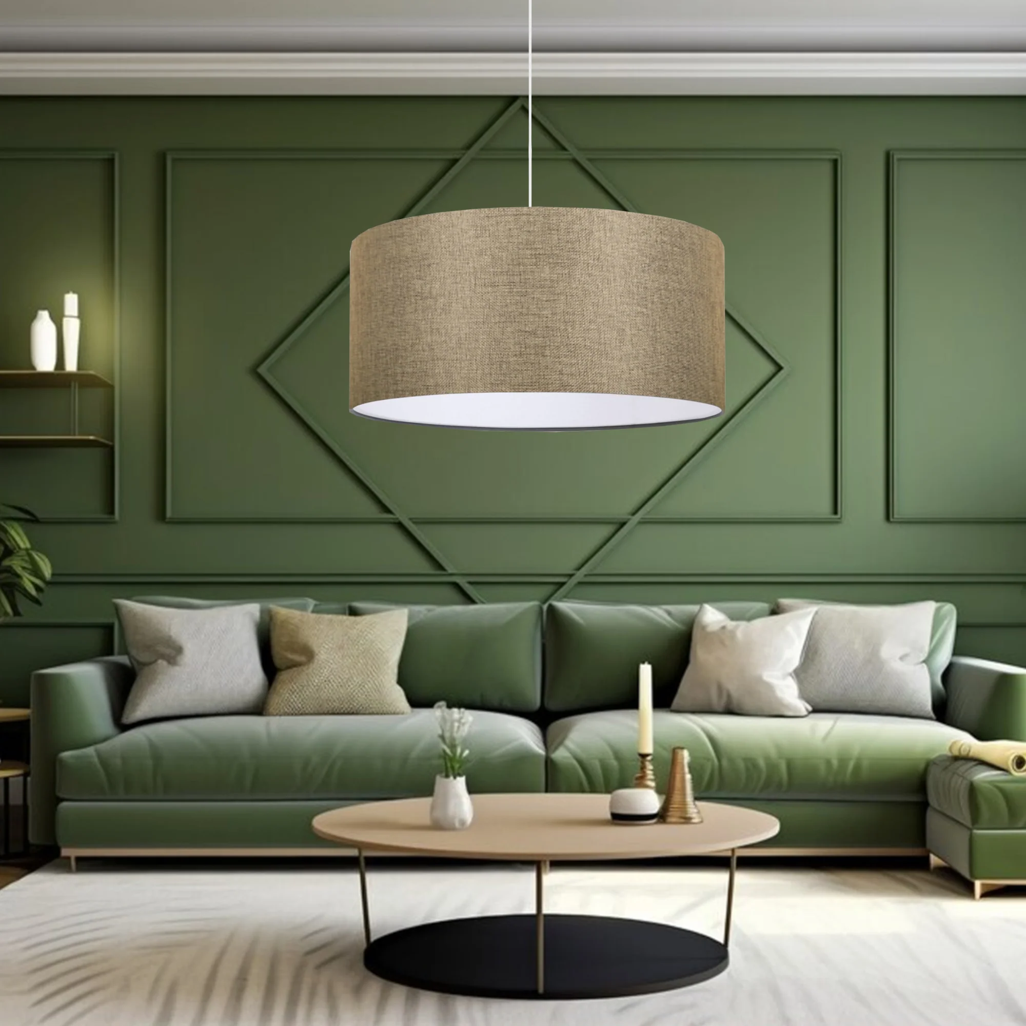 lux.pro Design hanglamp Sutton 21x38 cm E27 - 2 varianten - Image 2