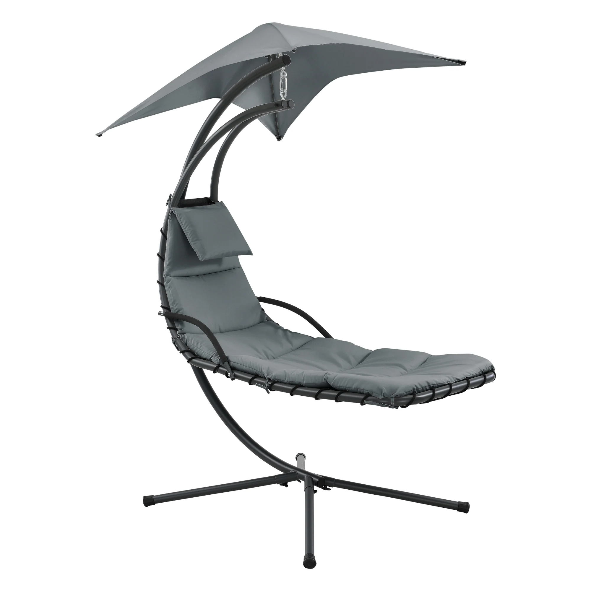 Hangmat met luifel en standaard 166x116x210 cm - 3 varianten - Image 2