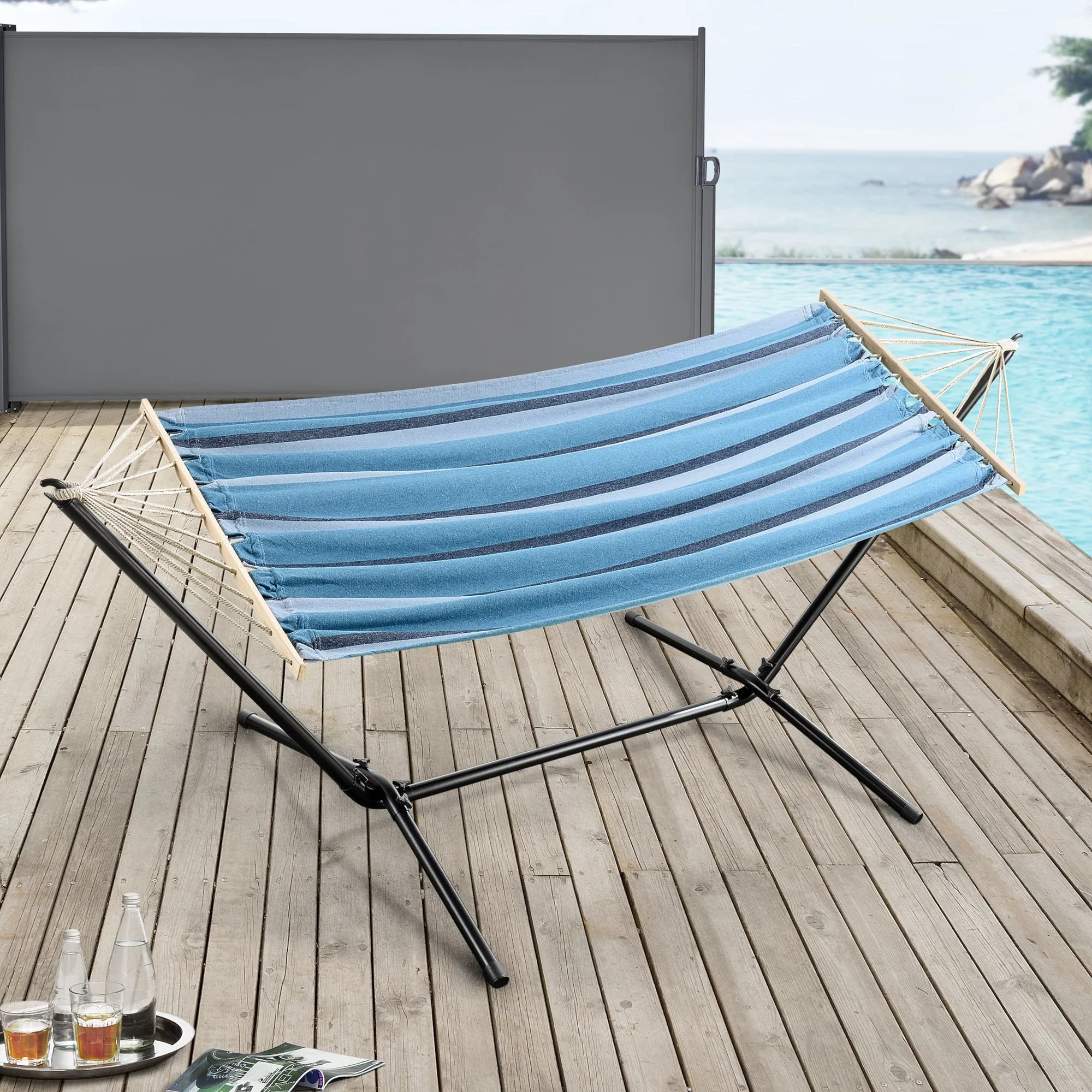 Hangmat Surte met standaard max 120 kg [en.casa] - Image 5