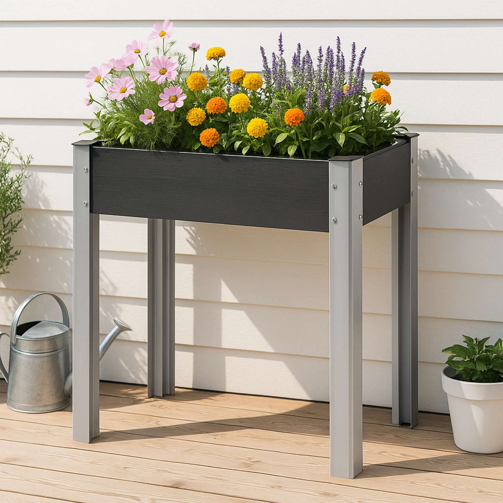 Kweektafel Beverwijk plantenbak donkergrijs [en.casa] - Image 3