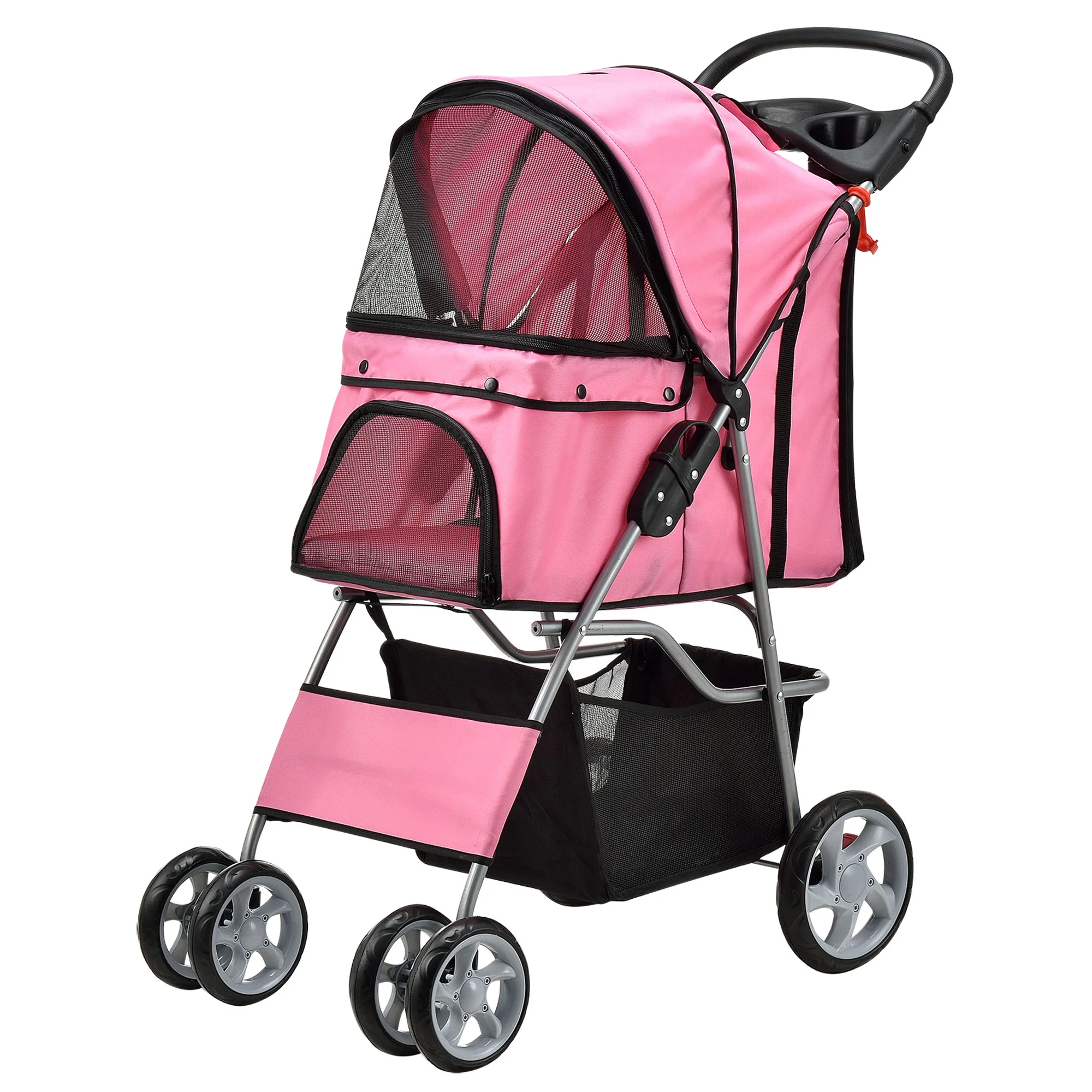 Hondenbuggy met 4 wielen 73x46x100 cm max. 15 kg - 4 varianten