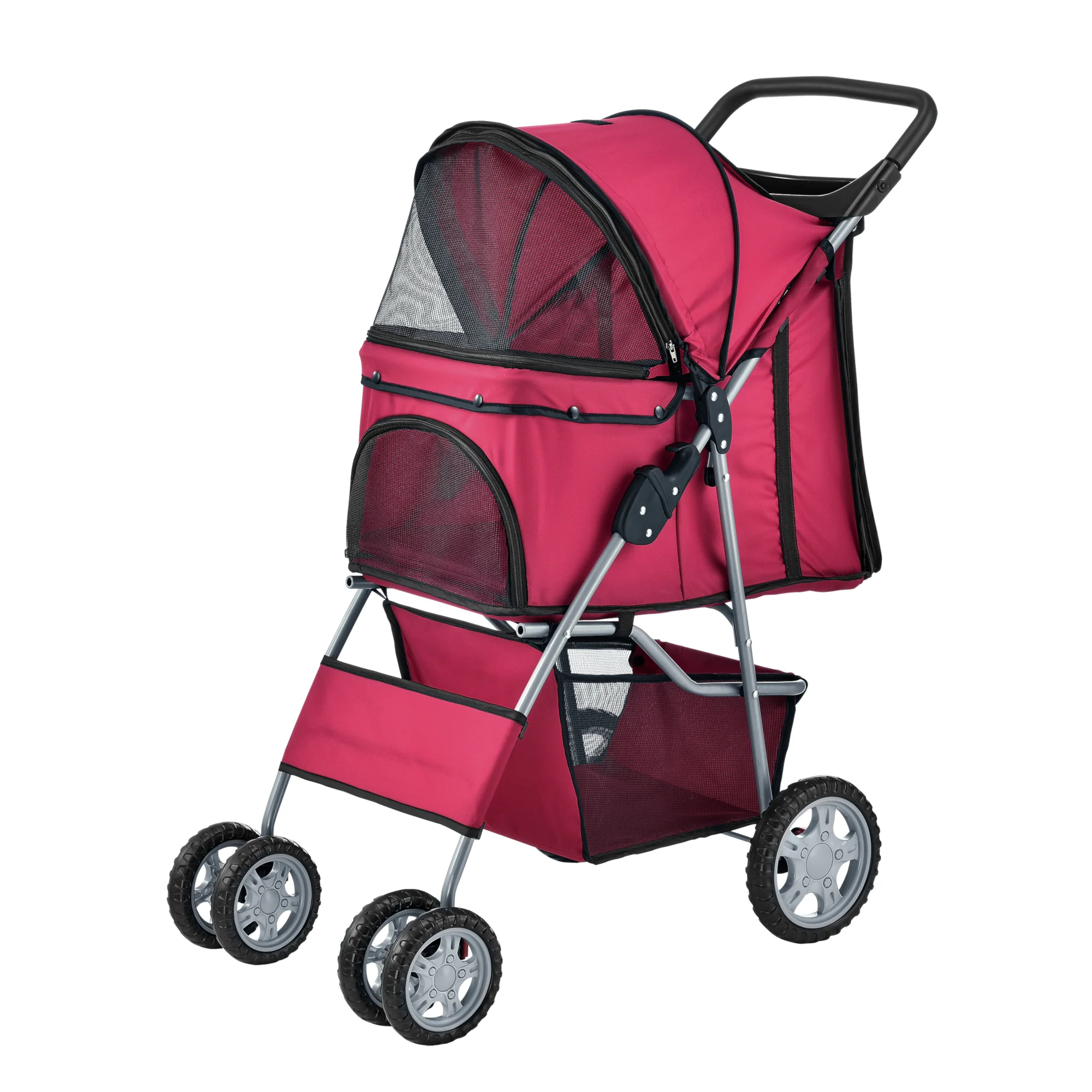 Hondenbuggy met 4 wielen 73x46x100 cm max. 15 kg - 4 varianten - Image 3