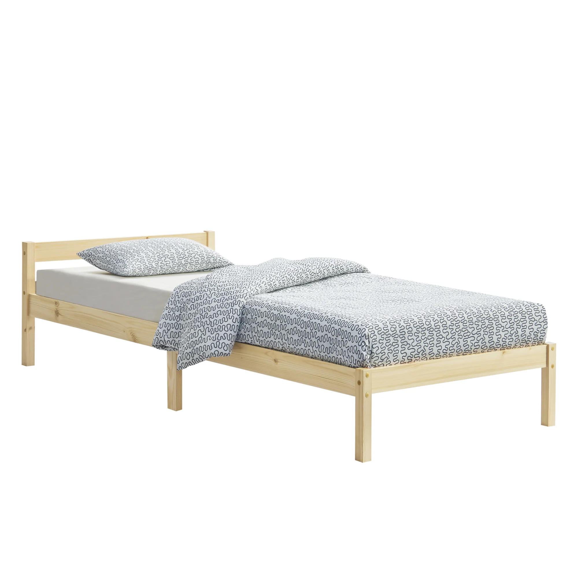 Houten bed Nakkila grenen met bedbodem - 18 varianten - Image 17