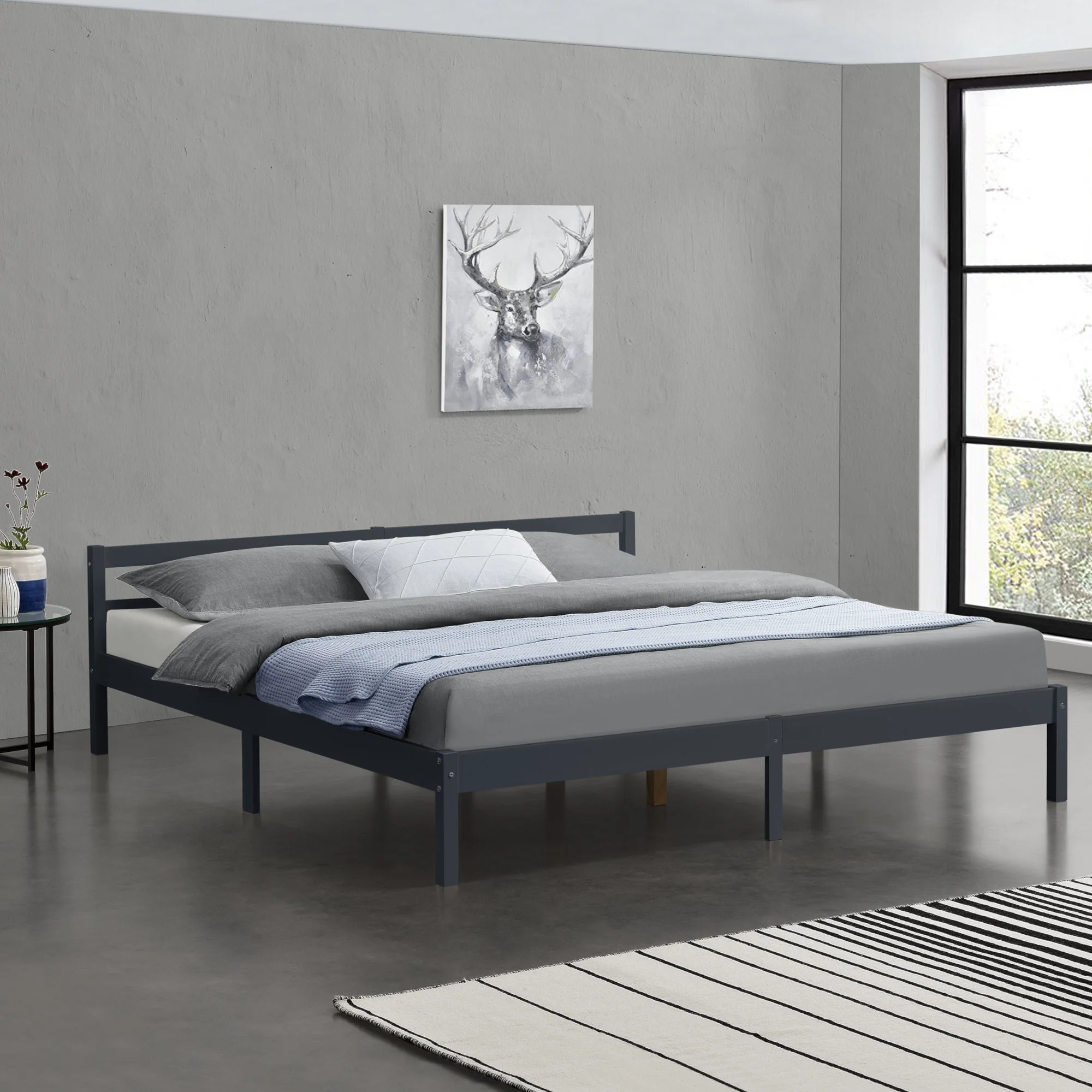 Houten bed Nakkila grenen met bedbodem - 18 varianten - Image 20