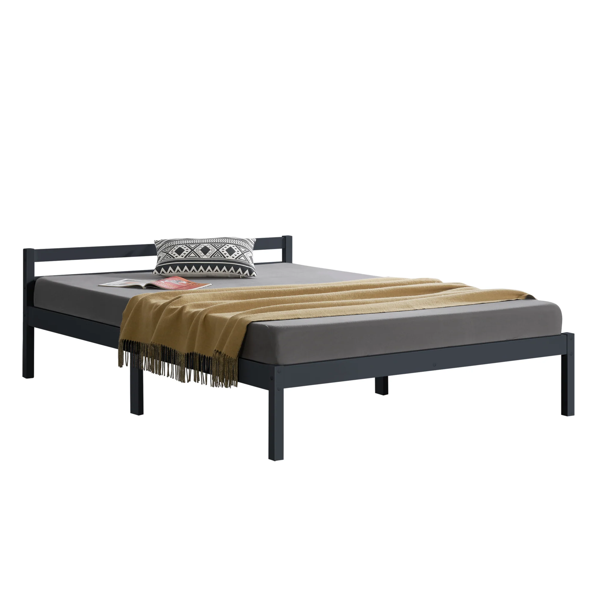 Houten bed Nakkila grenen met bedbodem - 18 varianten - Image 4