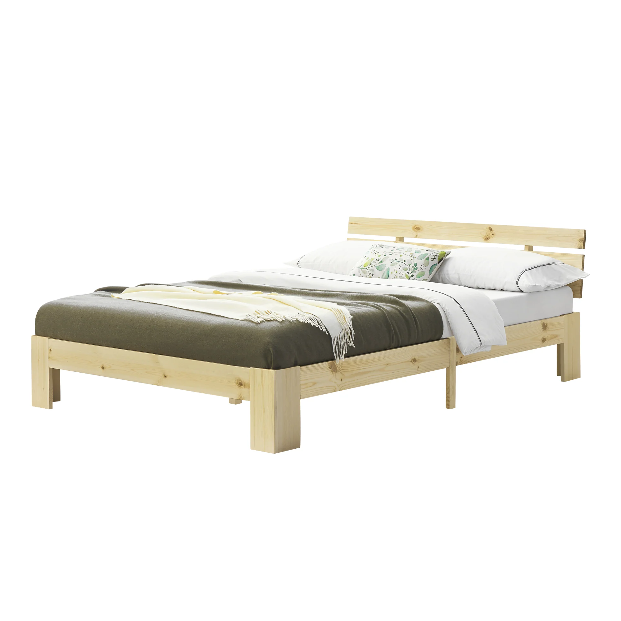 Houten bed Nivala grenen met bedbodem - 18 varianten - Image 16