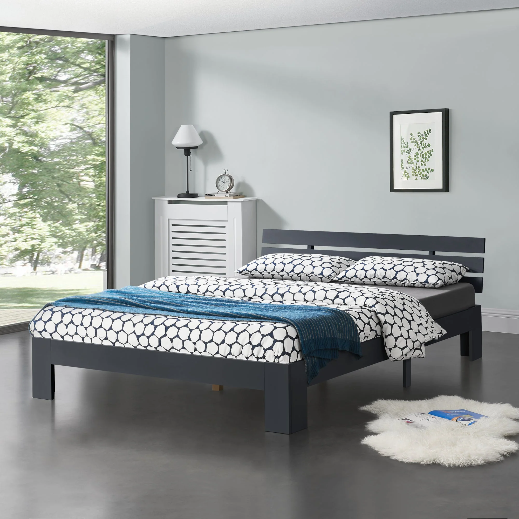 Houten bed Nivala grenen met bedbodem - 18 varianten - Image 22