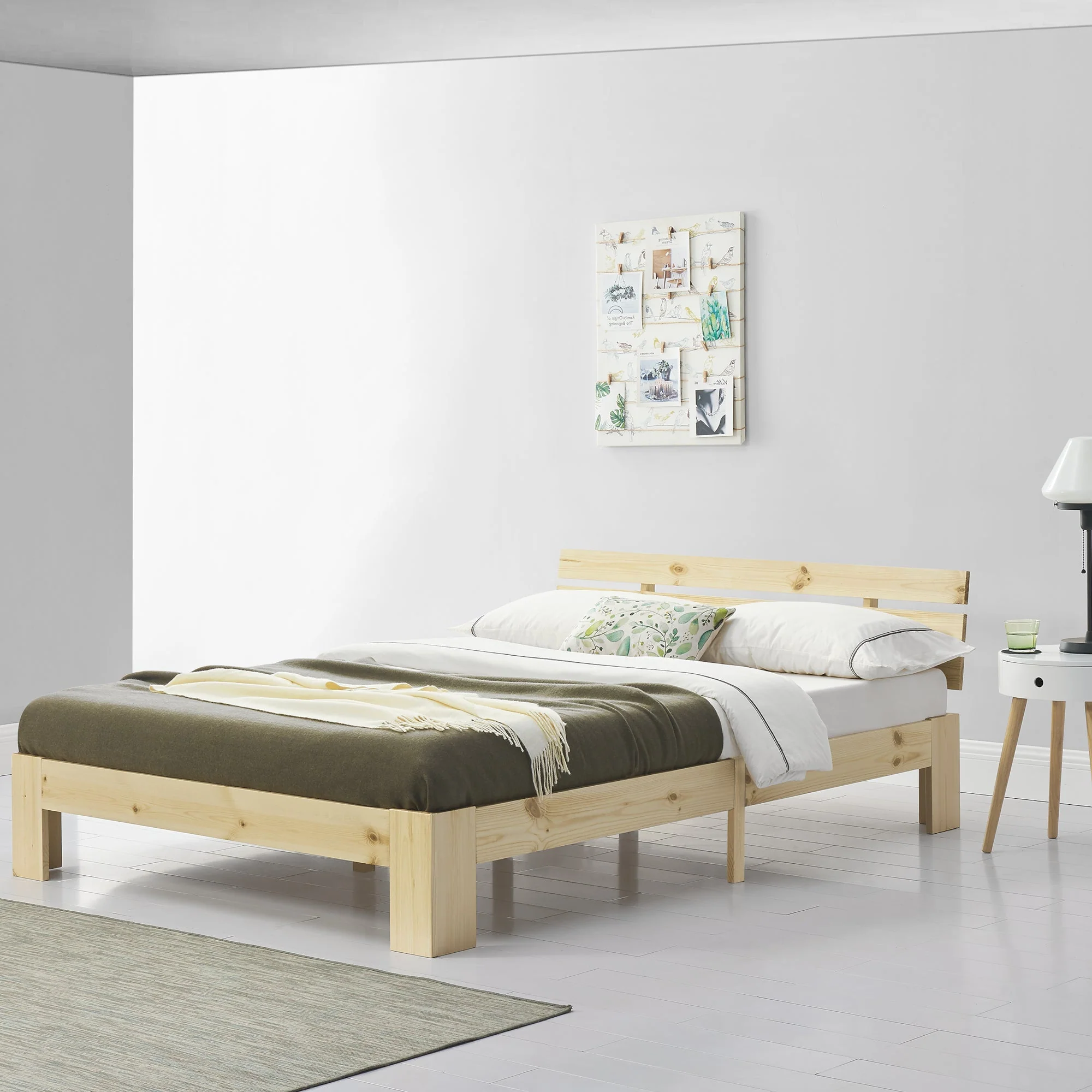 Houten bed Nivala grenen met bedbodem - 18 varianten - Image 33