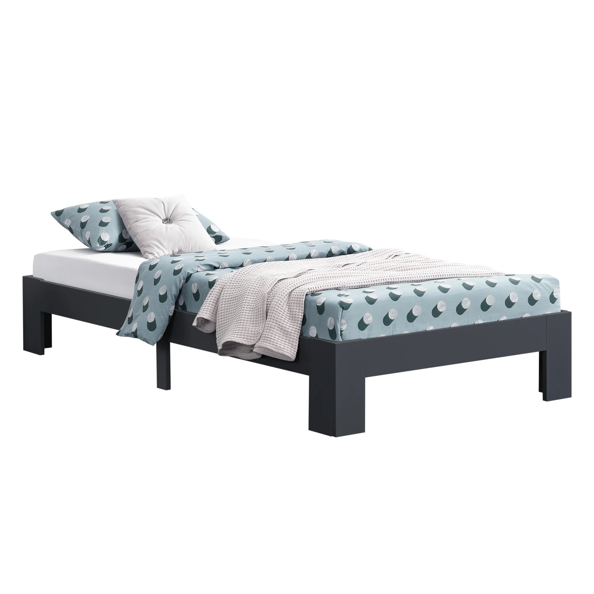 Houten bed Raisio grenen bedframe met bedbodem - 18 varianten - Image 4