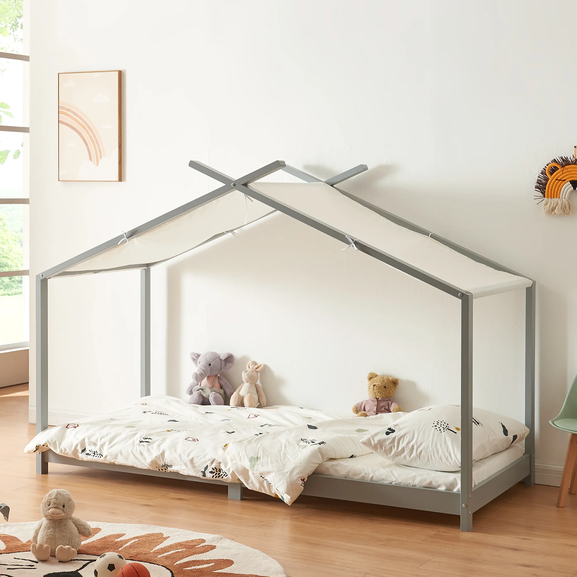 Kinderbed Brome huisbed 90x200 cm [en.casa] - Image 4