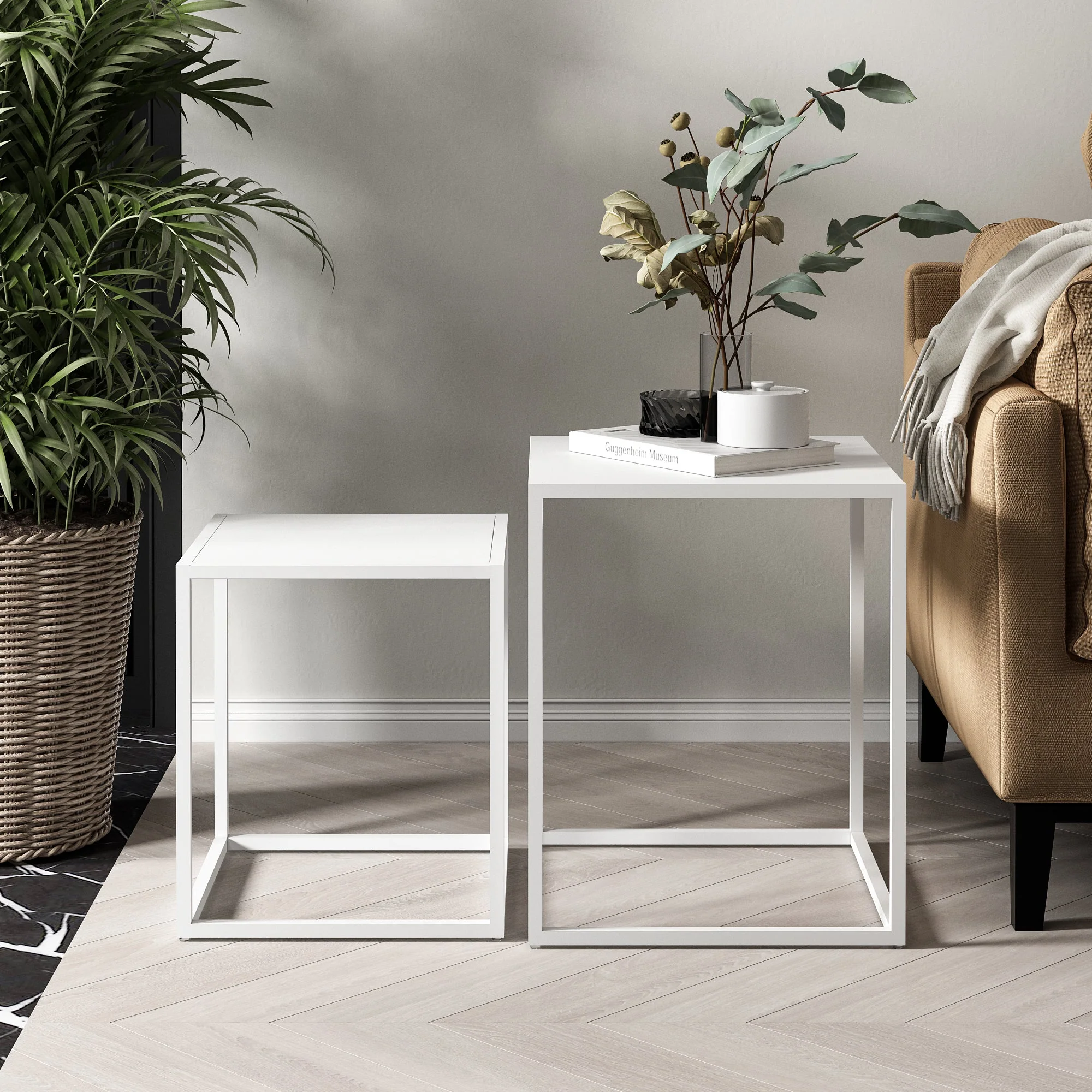 Kinderbed Siuntio huisbed met bedbodem naturel [en.casa] - Image 3