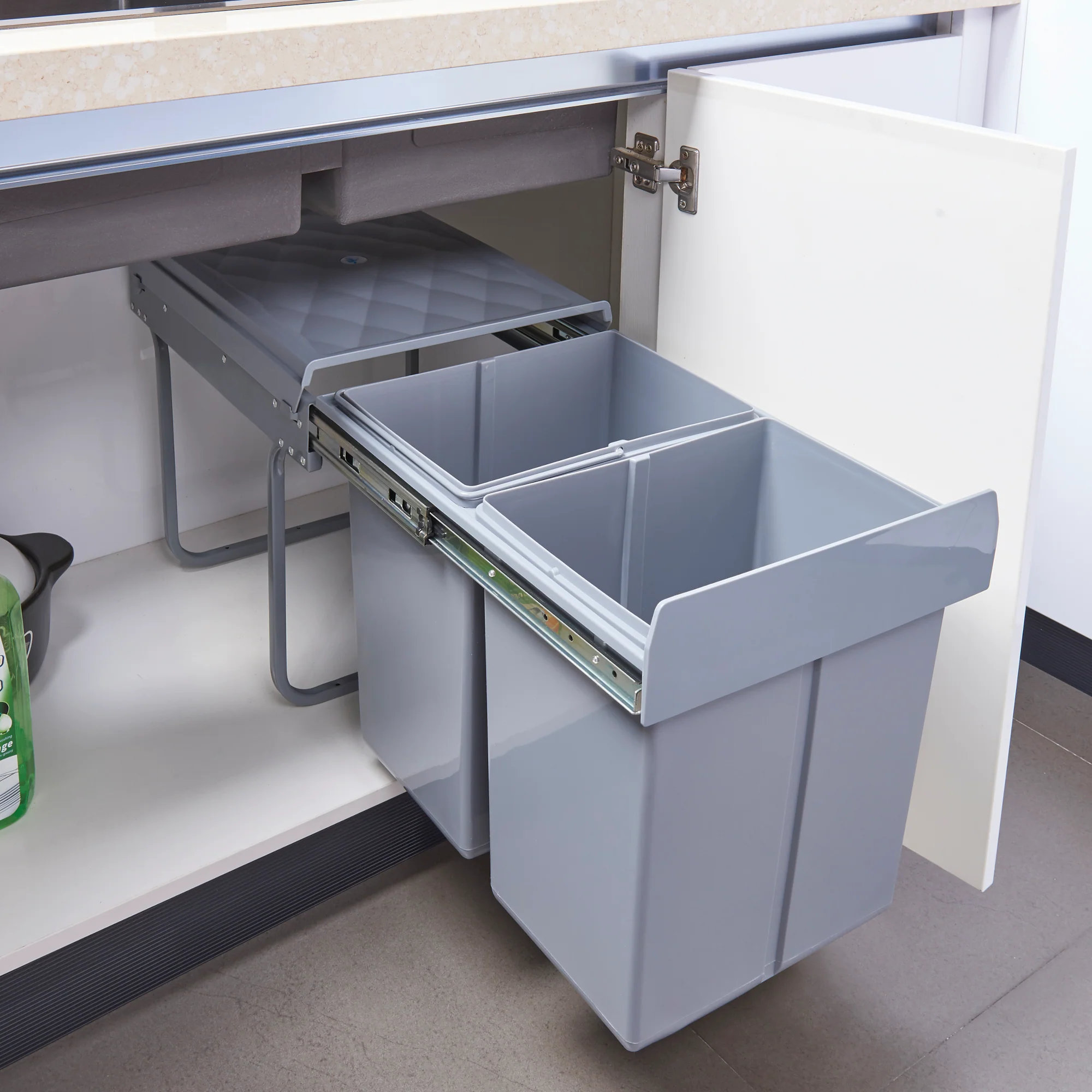 Inbouw prullenbak Froland grijs [en.casa] - Image 7