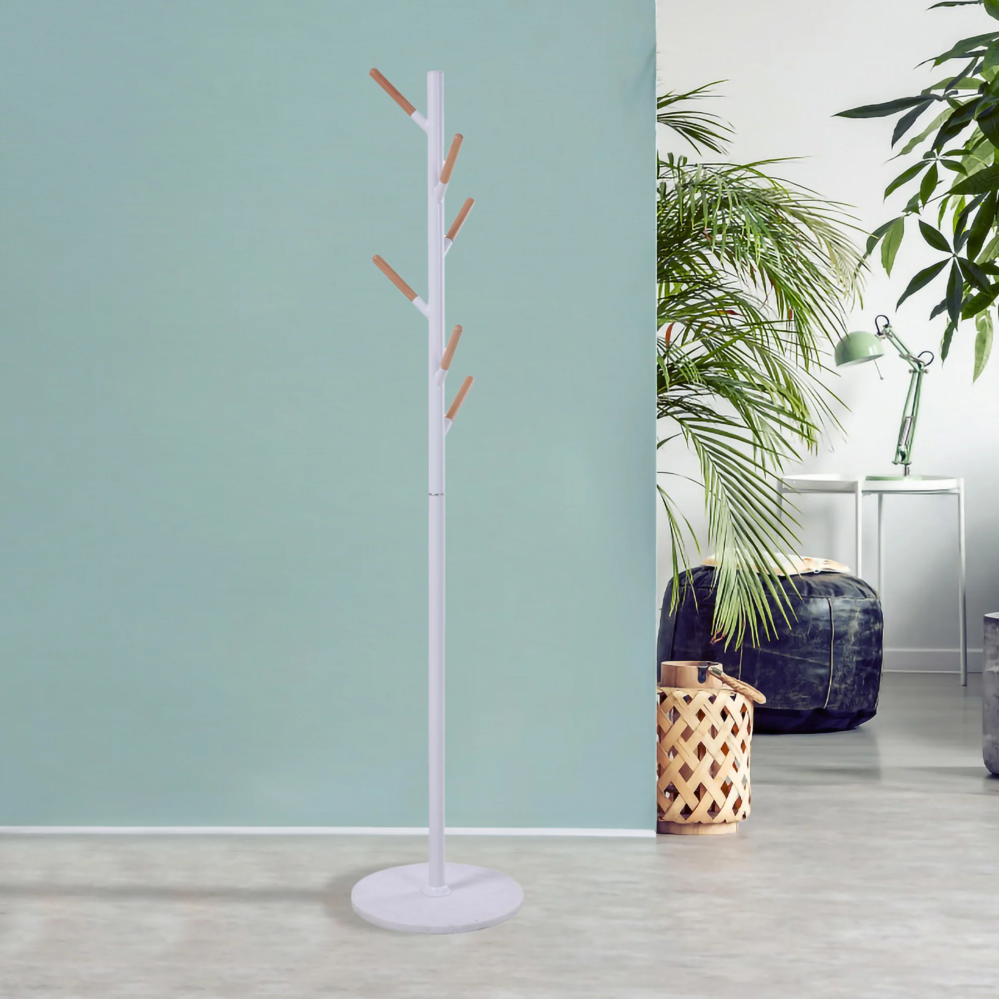 Staande kapstok Nacka kledingrek 172 cm [en.casa] - Image 2