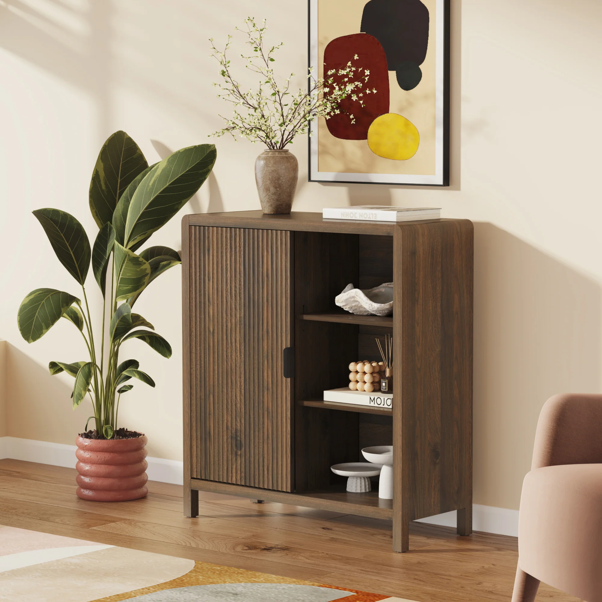 Commode Lukkodso 82x75x30 cm [en.casa] - Image 2